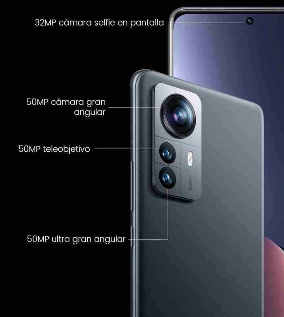 Xiomi 12 pro triple cámara de 50 mp