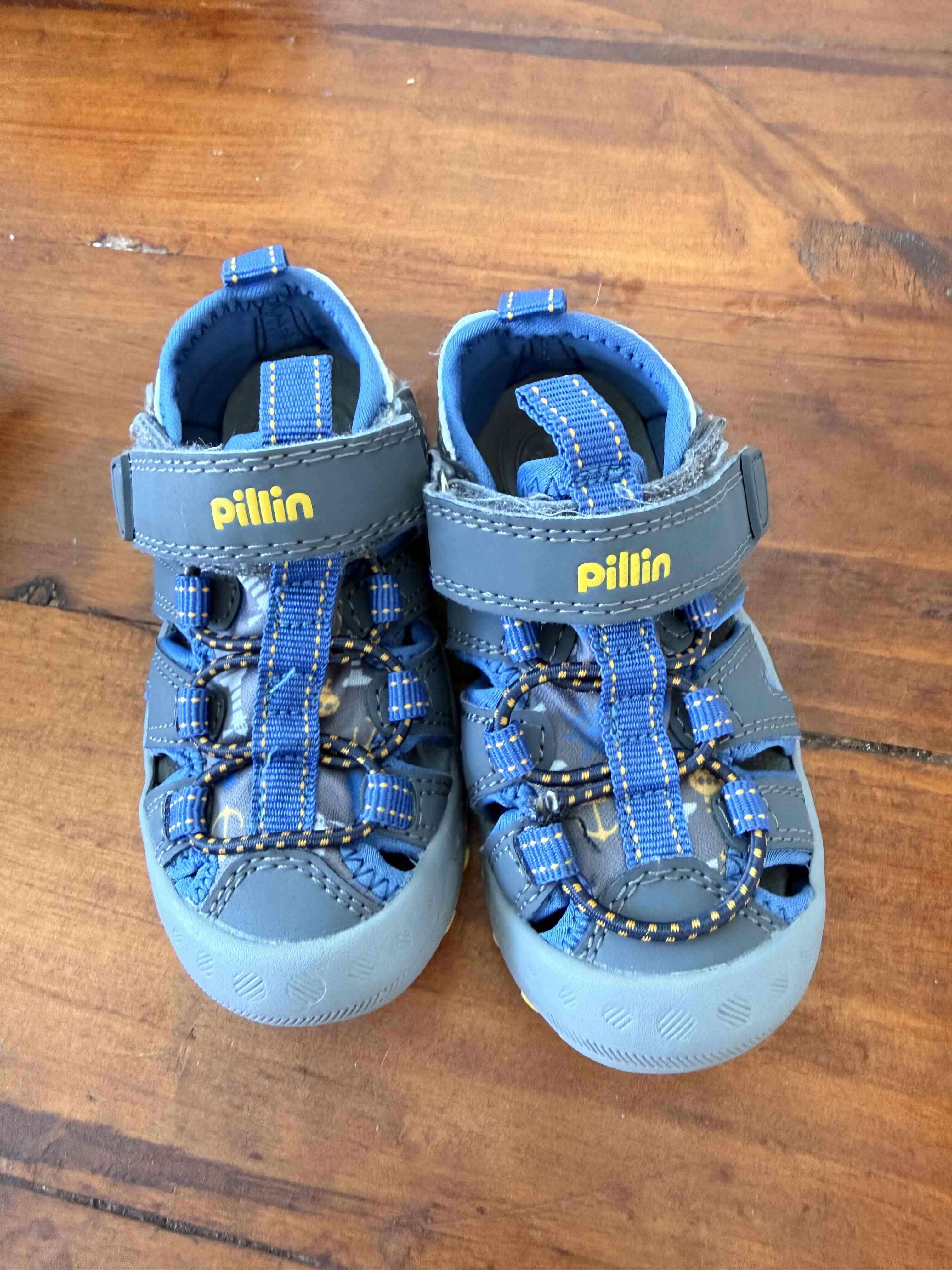 Sandalias deportivas infantiles azules 22