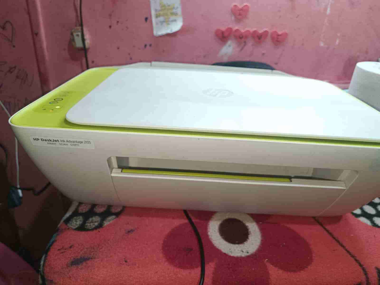 Impresora multifuncional HP amarilla - miniatura 3