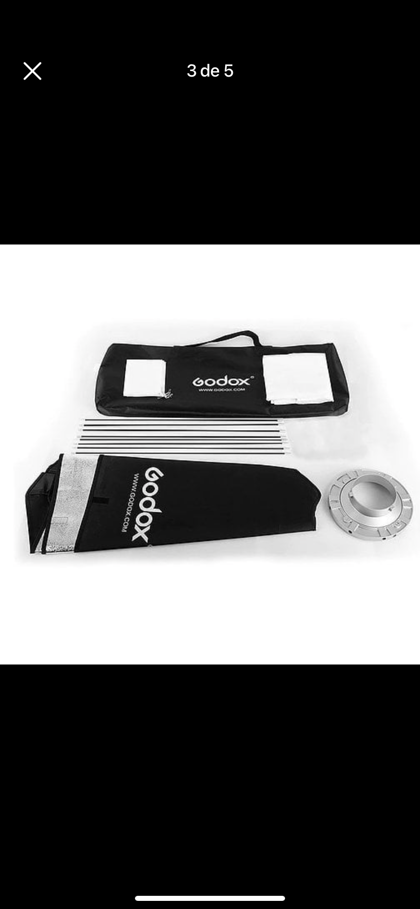 Softbox Godox 95cm Bowens - miniatura 4