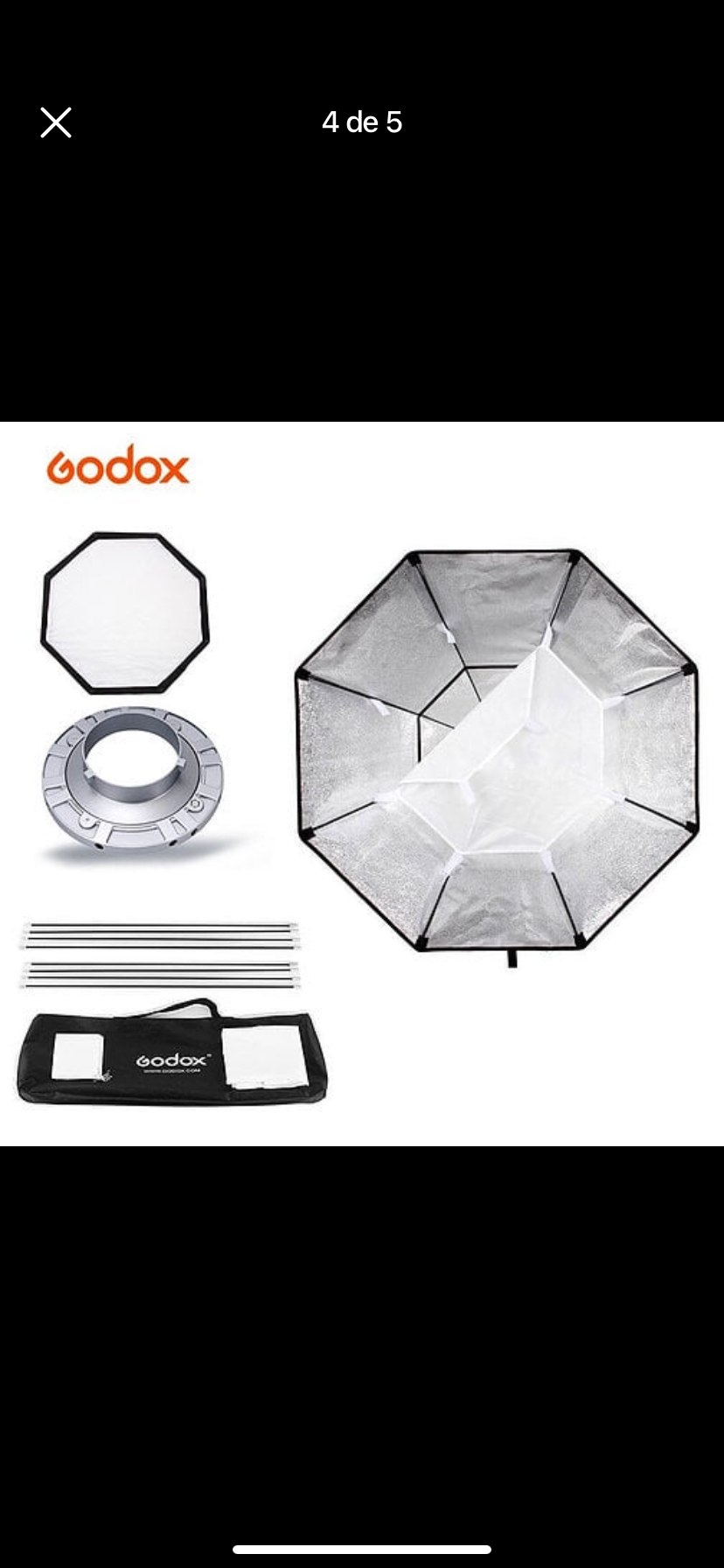 Softbox Godox 95cm Bowens - miniatura 5