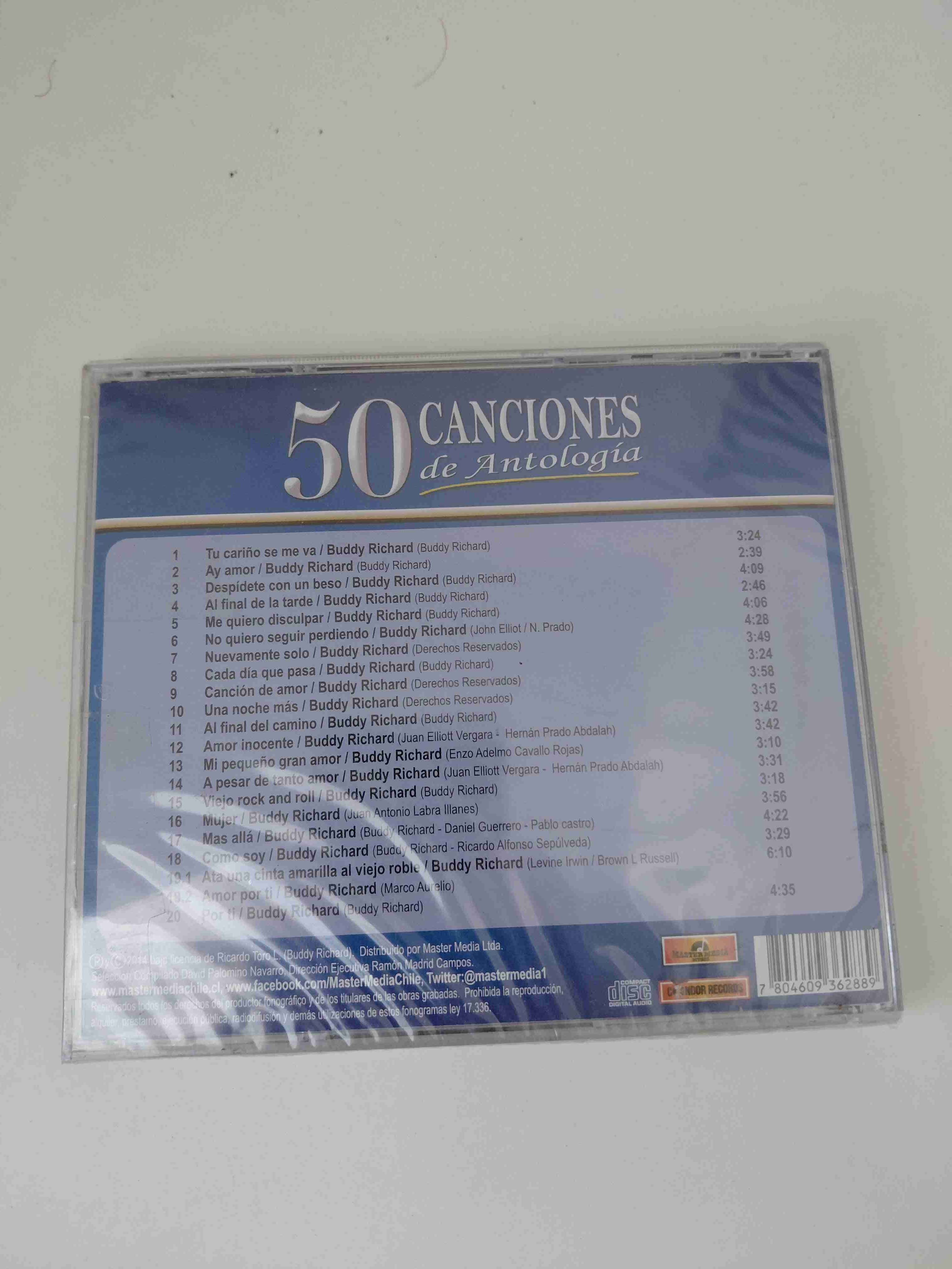CD Colección Buddy Richard 50 canciones - miniatura 2
