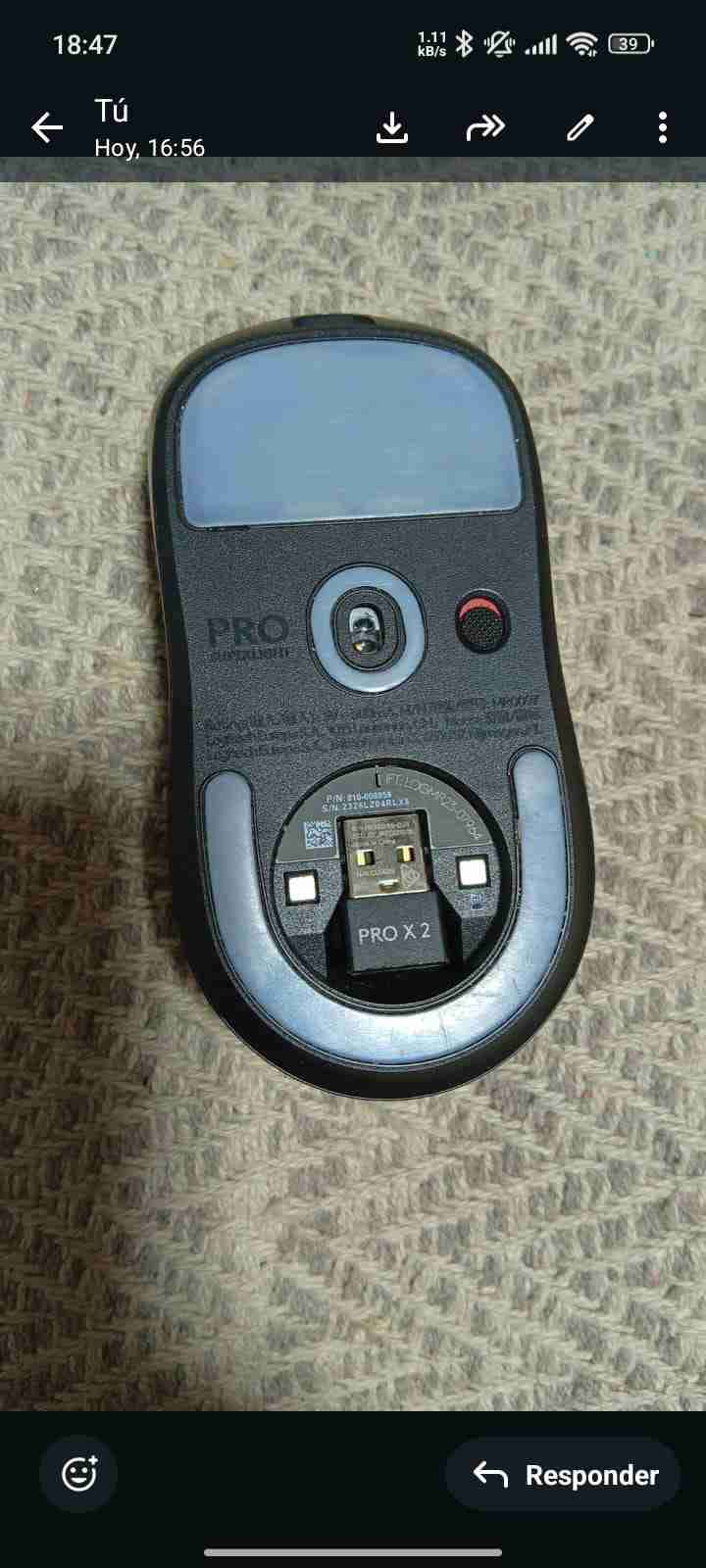 Mouse Logitech Pro X Super ligth 2 SE -Black - miniatura 4