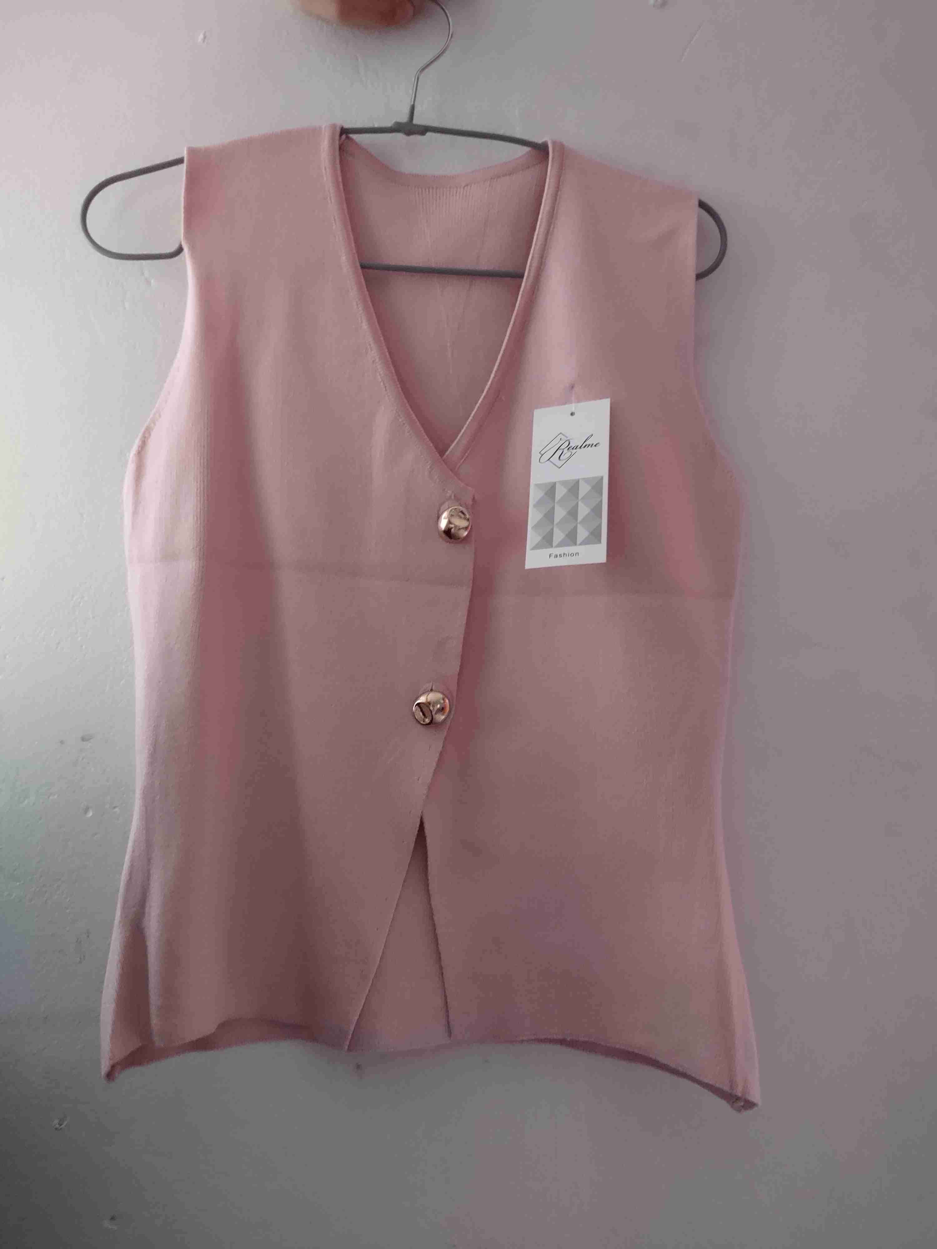 Chaleco rosado sin mangas - miniatura 2