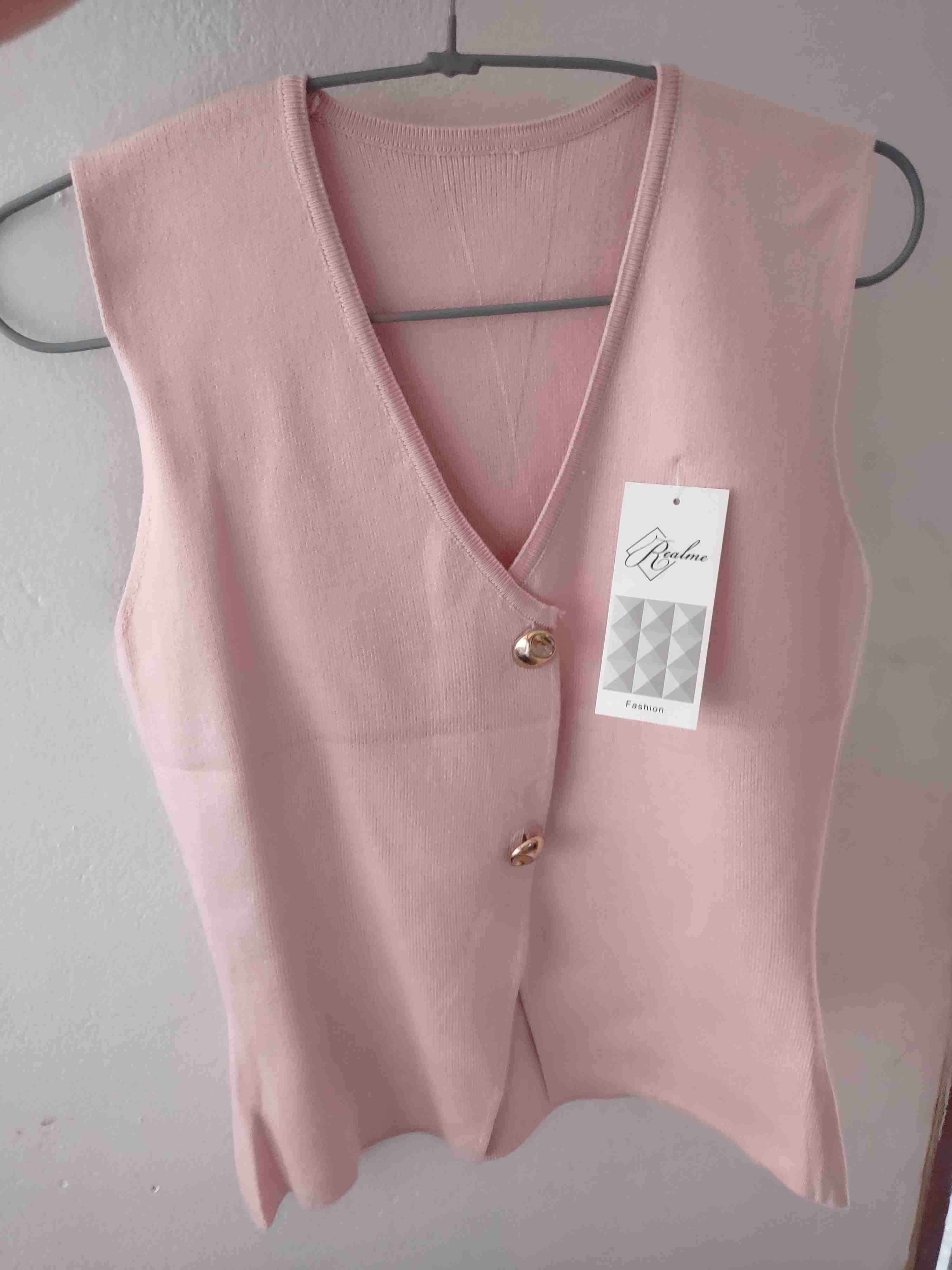 Chaleco rosado sin mangas - miniatura 4