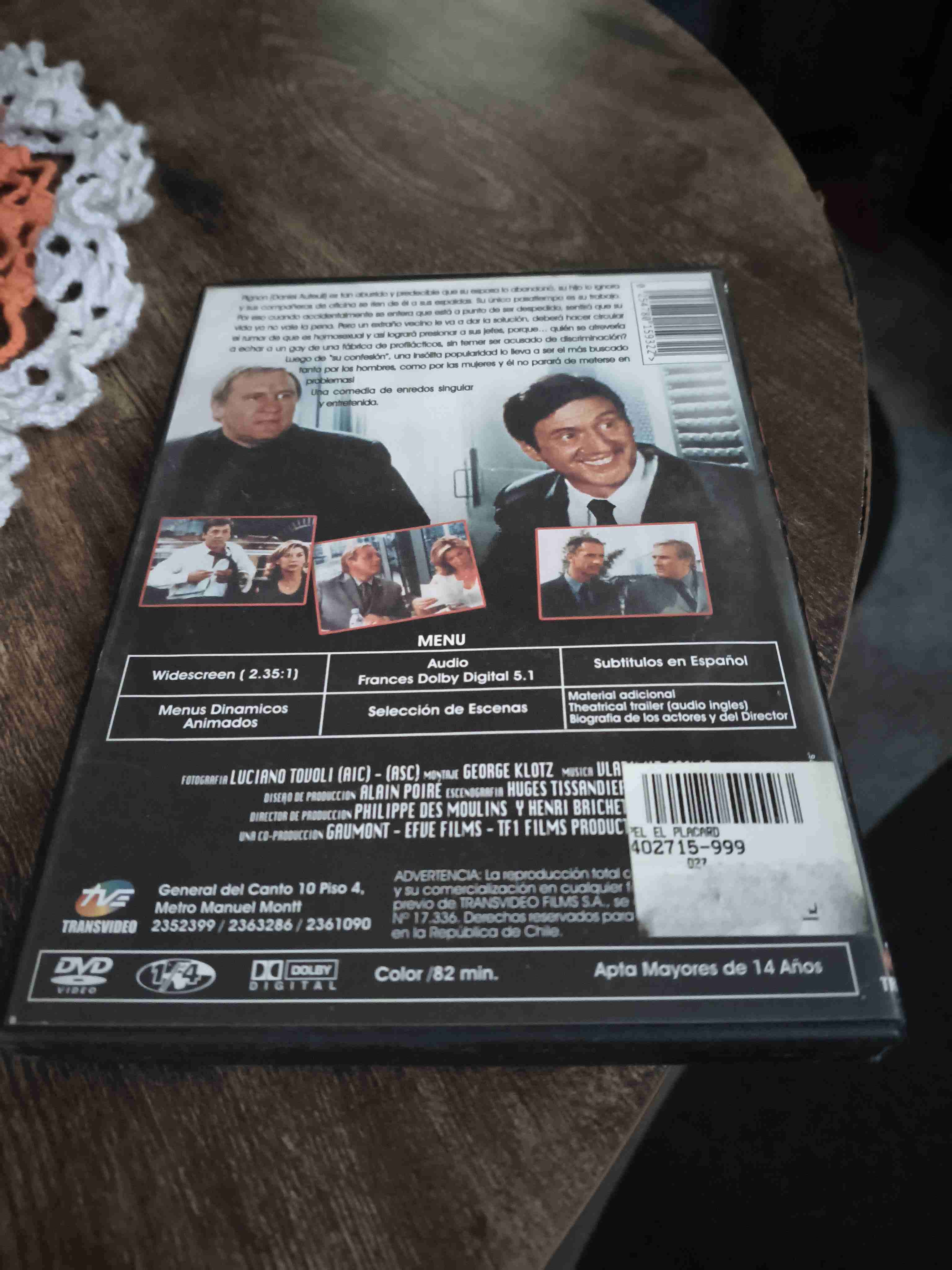 DVD El Placard comedia francesa - miniatura 2