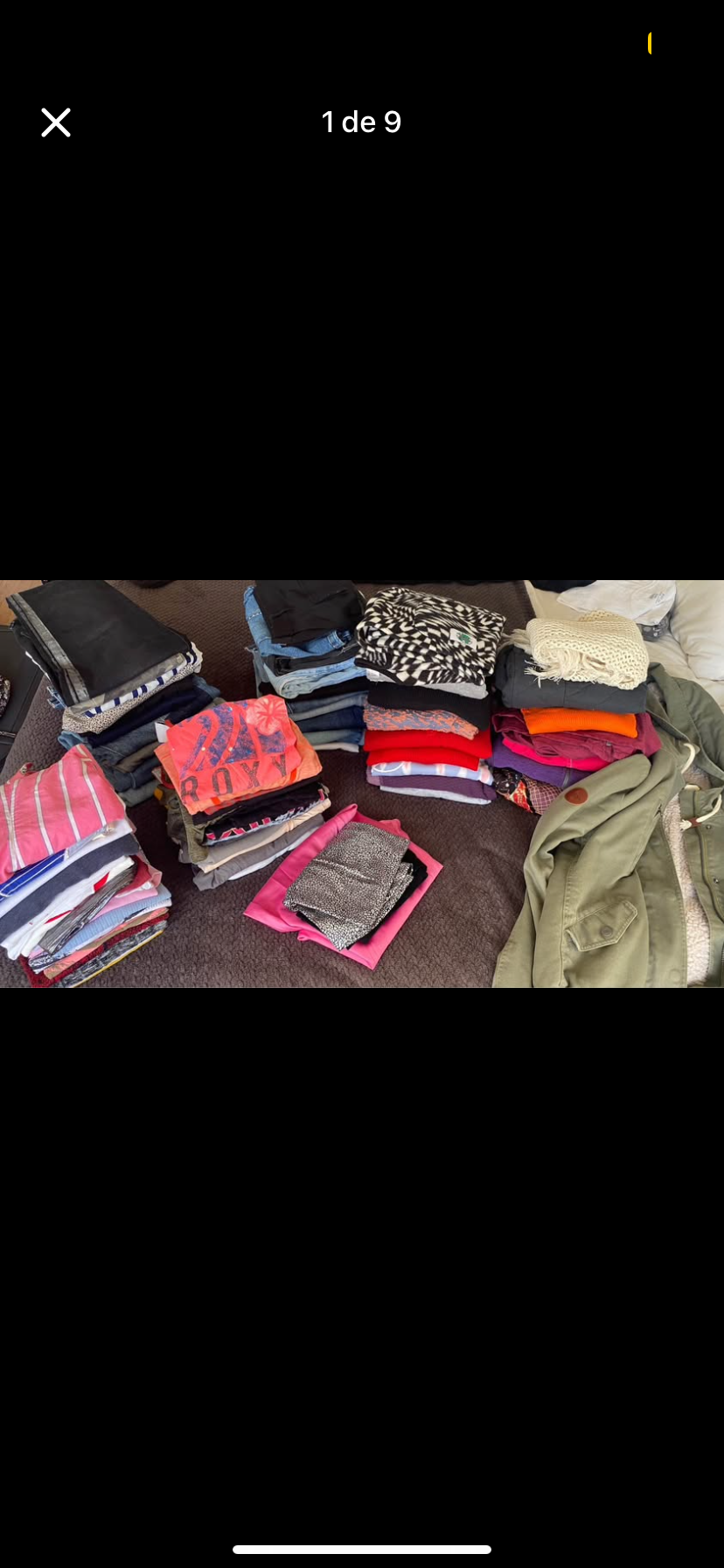 Lote de ropa variada mujer