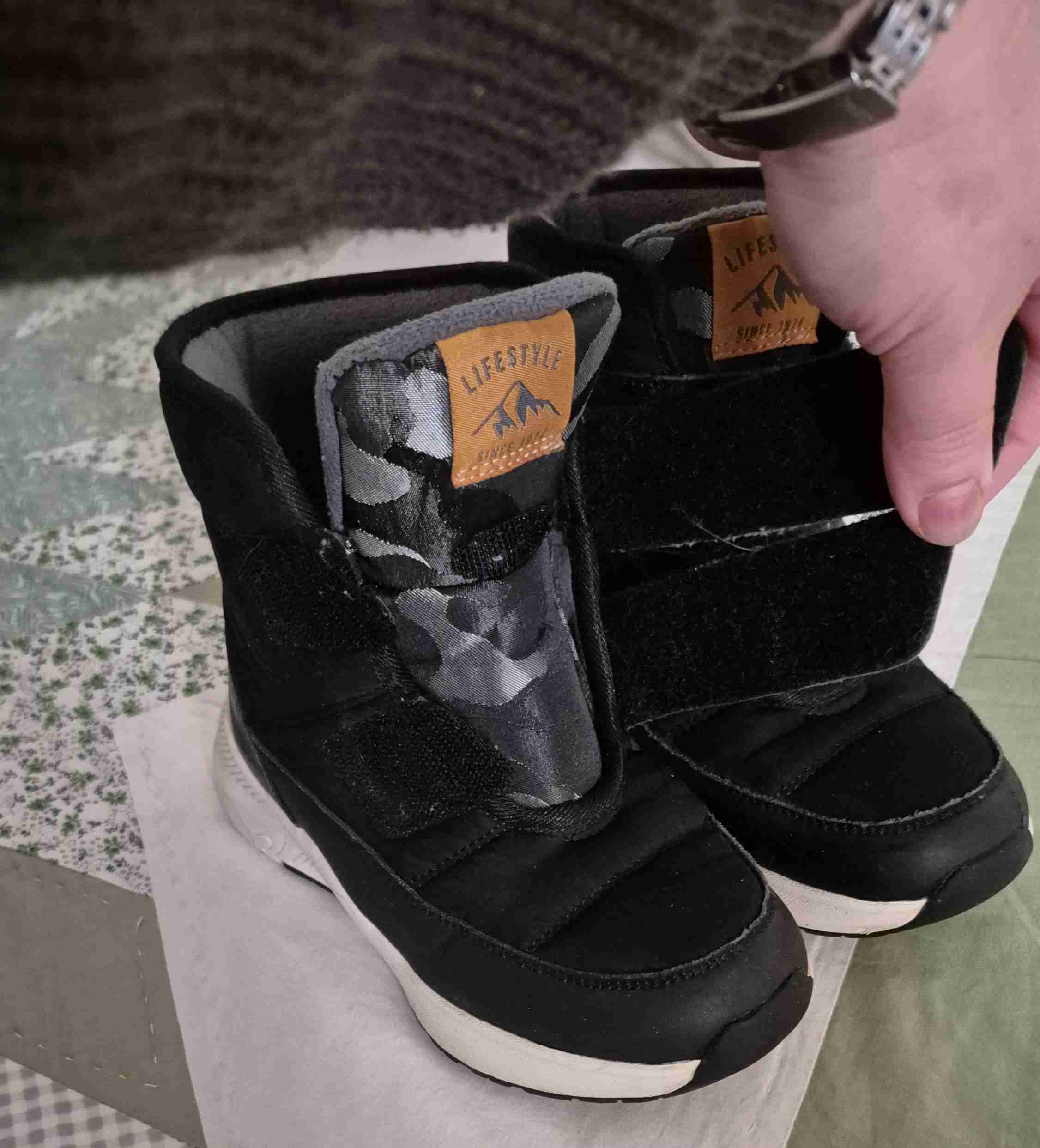 Botas negras de invierno Colloky - miniatura 3