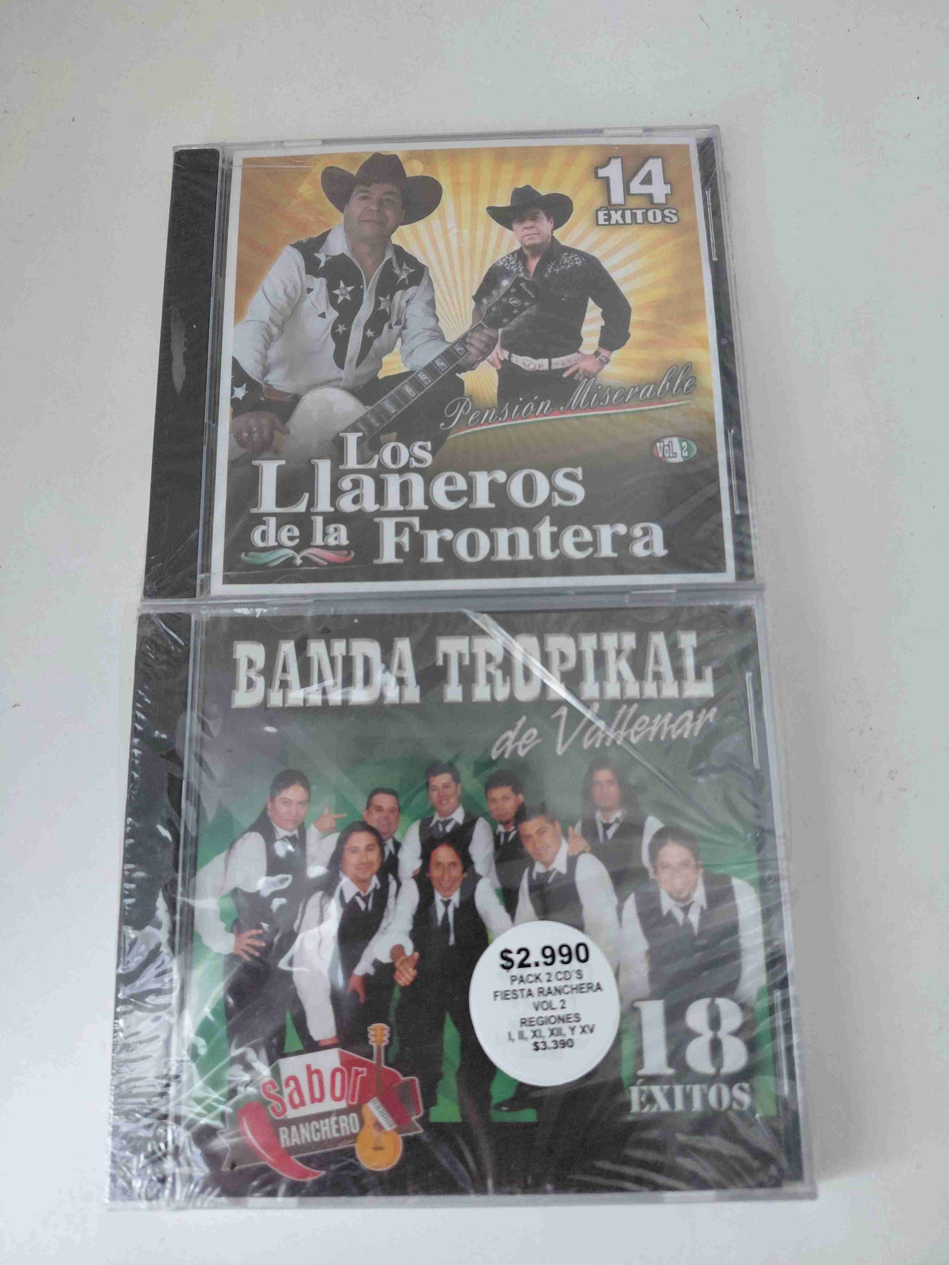 Pack 2 CDs música ranchera