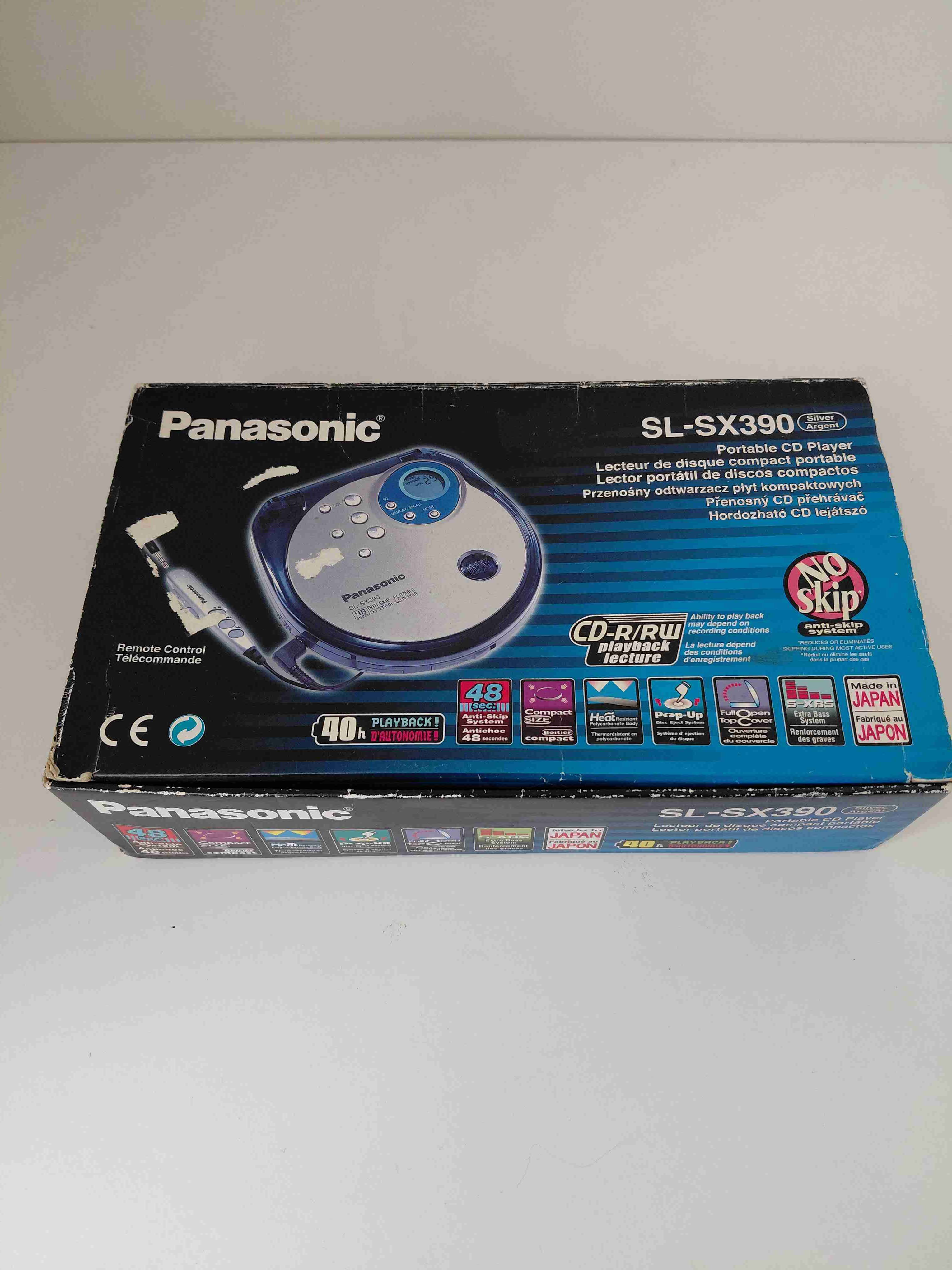 Discman Panasonic SL-SX390 completo con caja