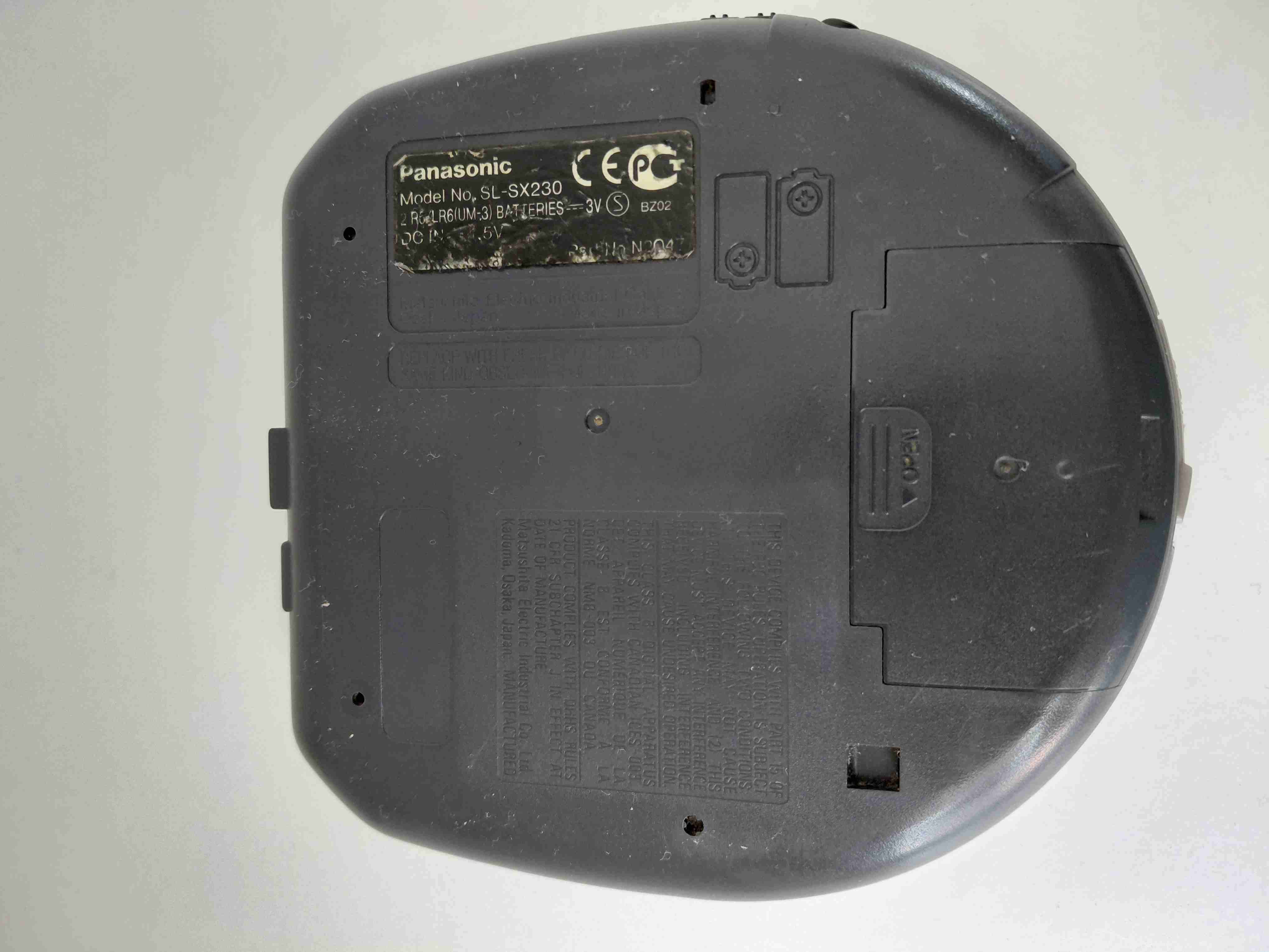 Discman Panasonic SL-SX230 retro original - miniatura 3