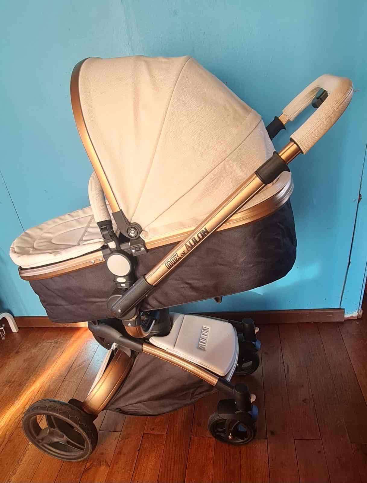 Coche de bebé 3 en 1 elegante - miniatura 3