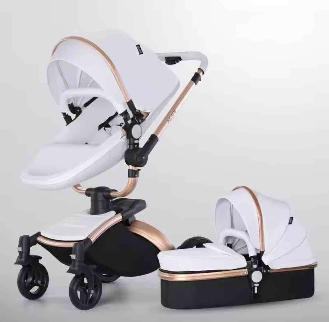 Coche de bebé 3 en 1 elegante - miniatura 5