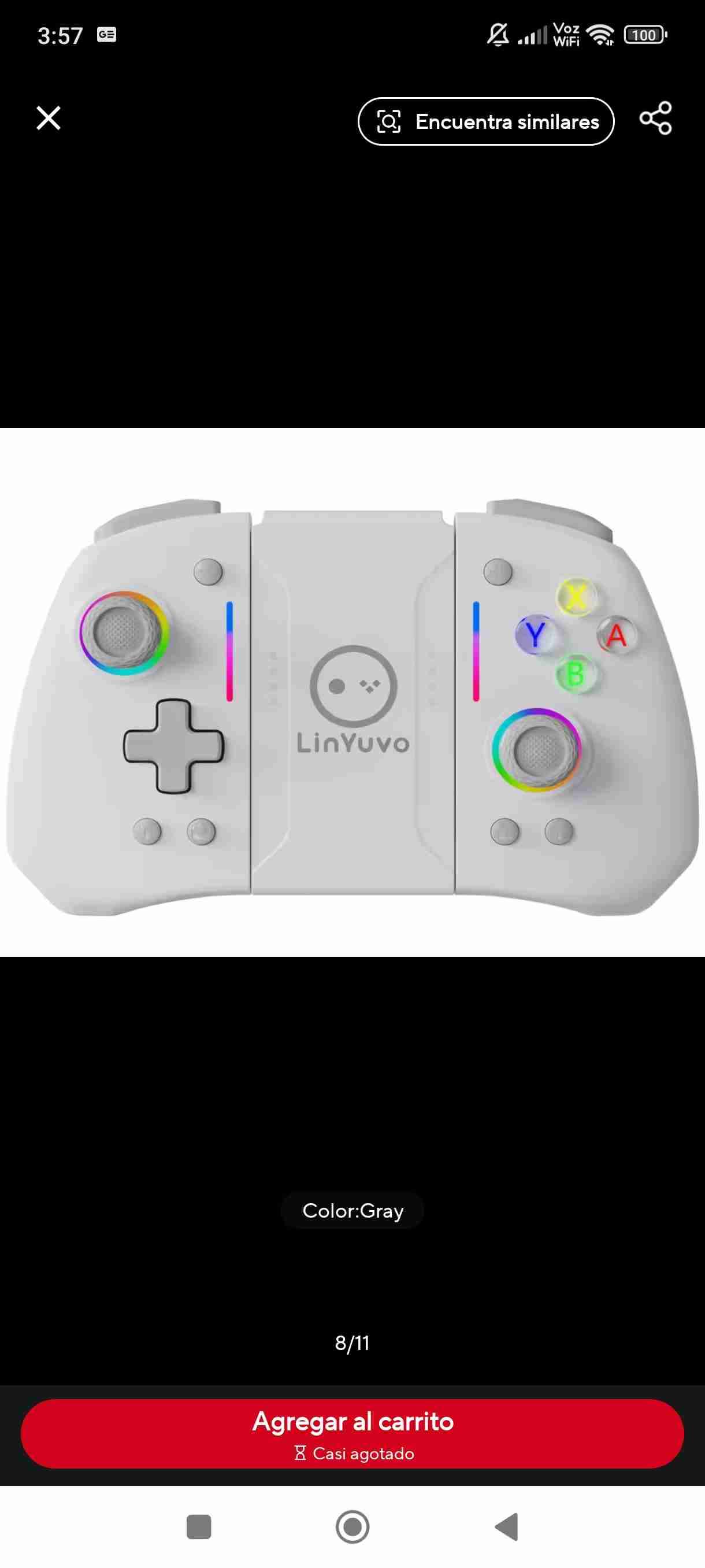 Control LinYuvo RGB para N. Switch - miniatura 3