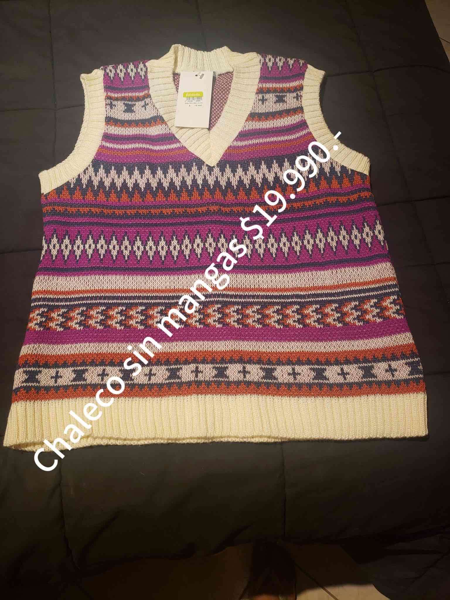 Chaleco sin mangas étnico