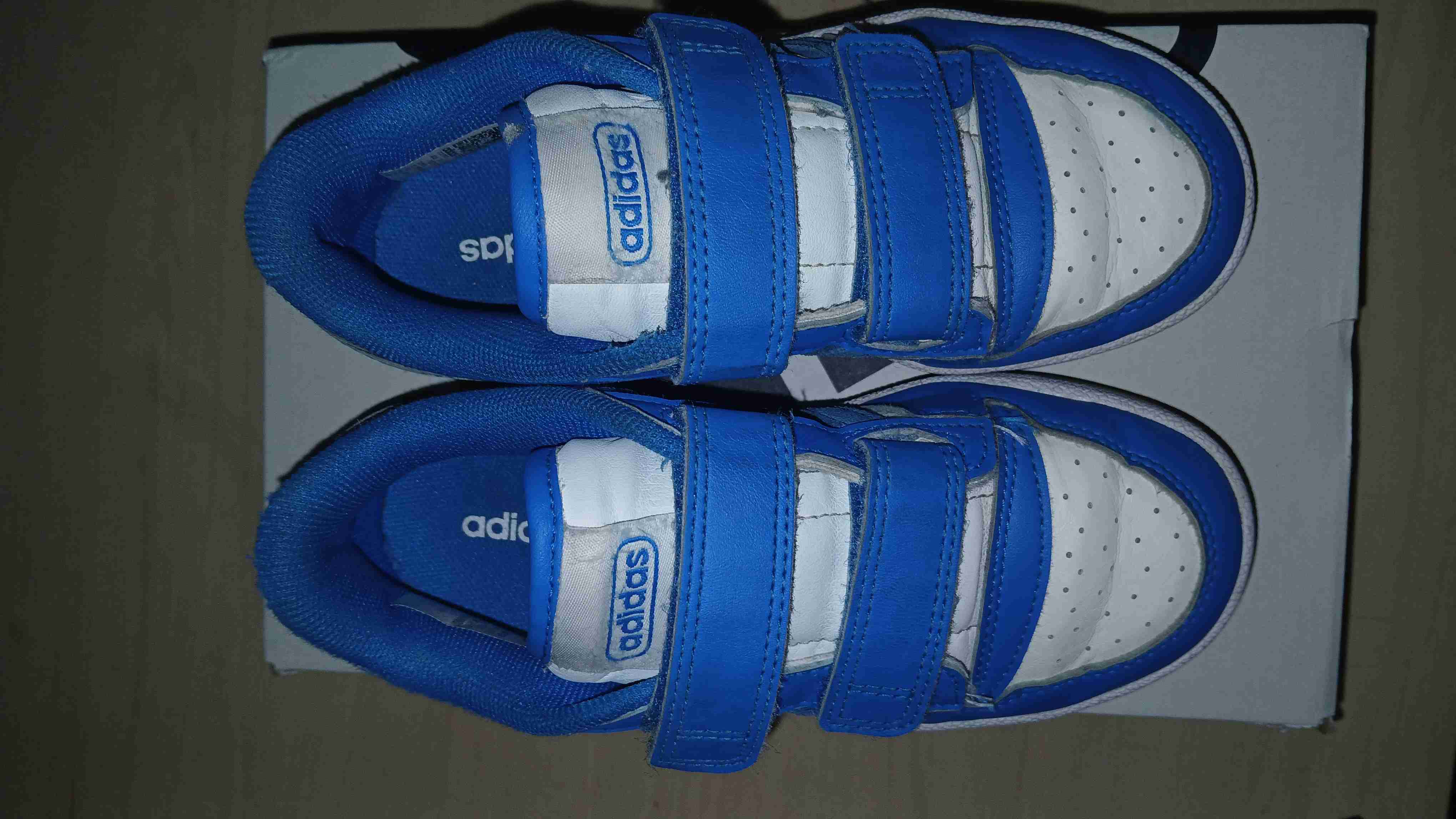 Zapatillas Adidas niño azul y blanco talla 31 - miniatura 5