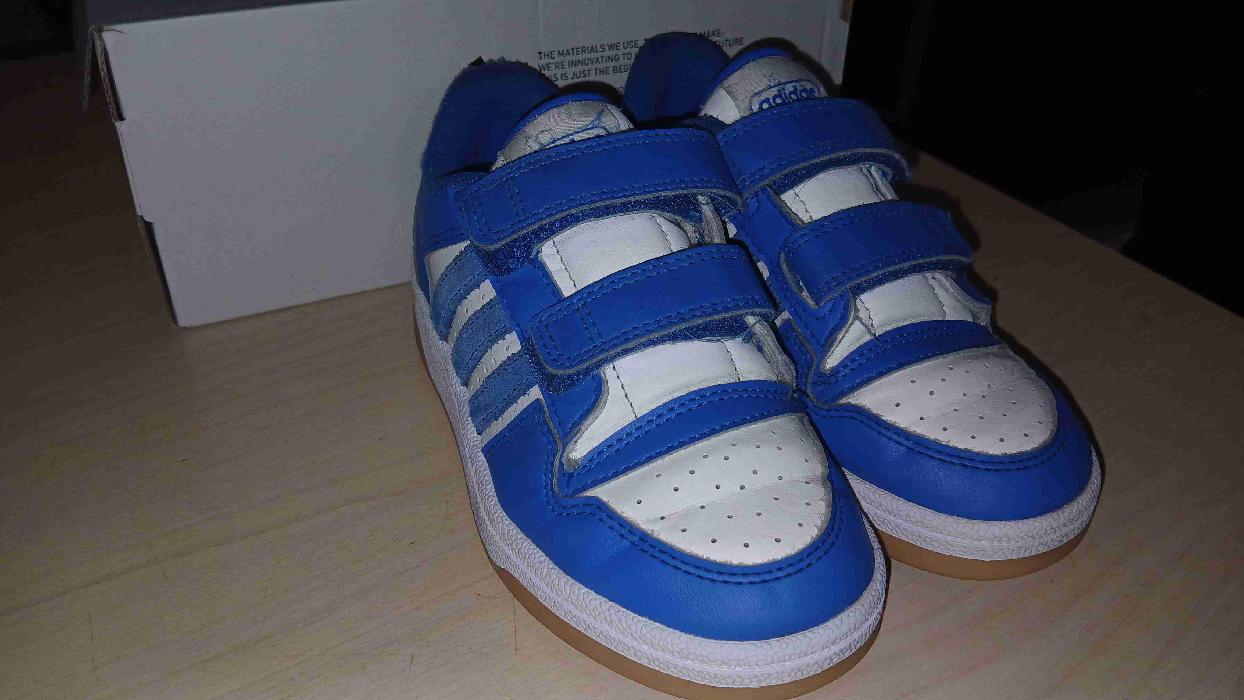 Zapatillas Adidas niño azul y blanco talla 31 - miniatura 6