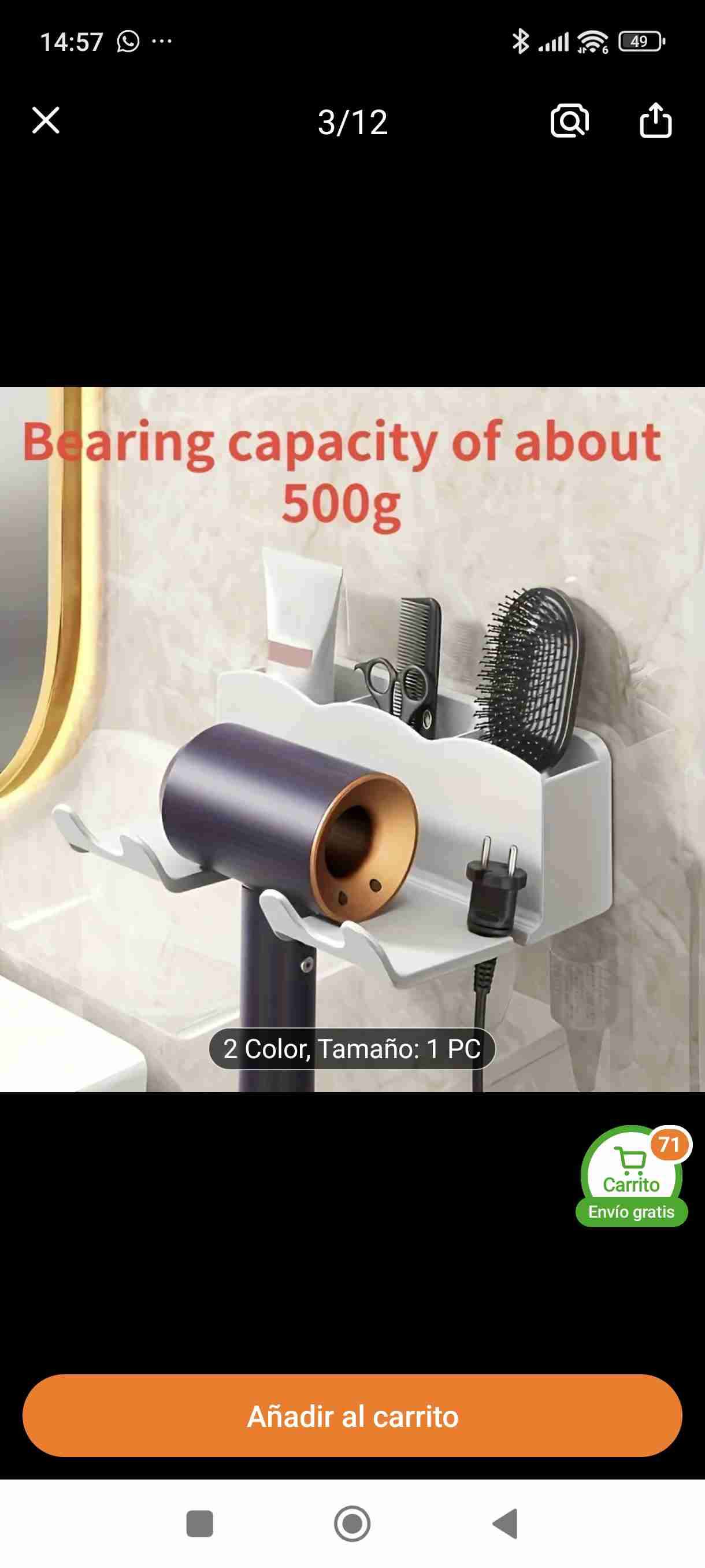 Soporte negro para dispositivos - miniatura 3