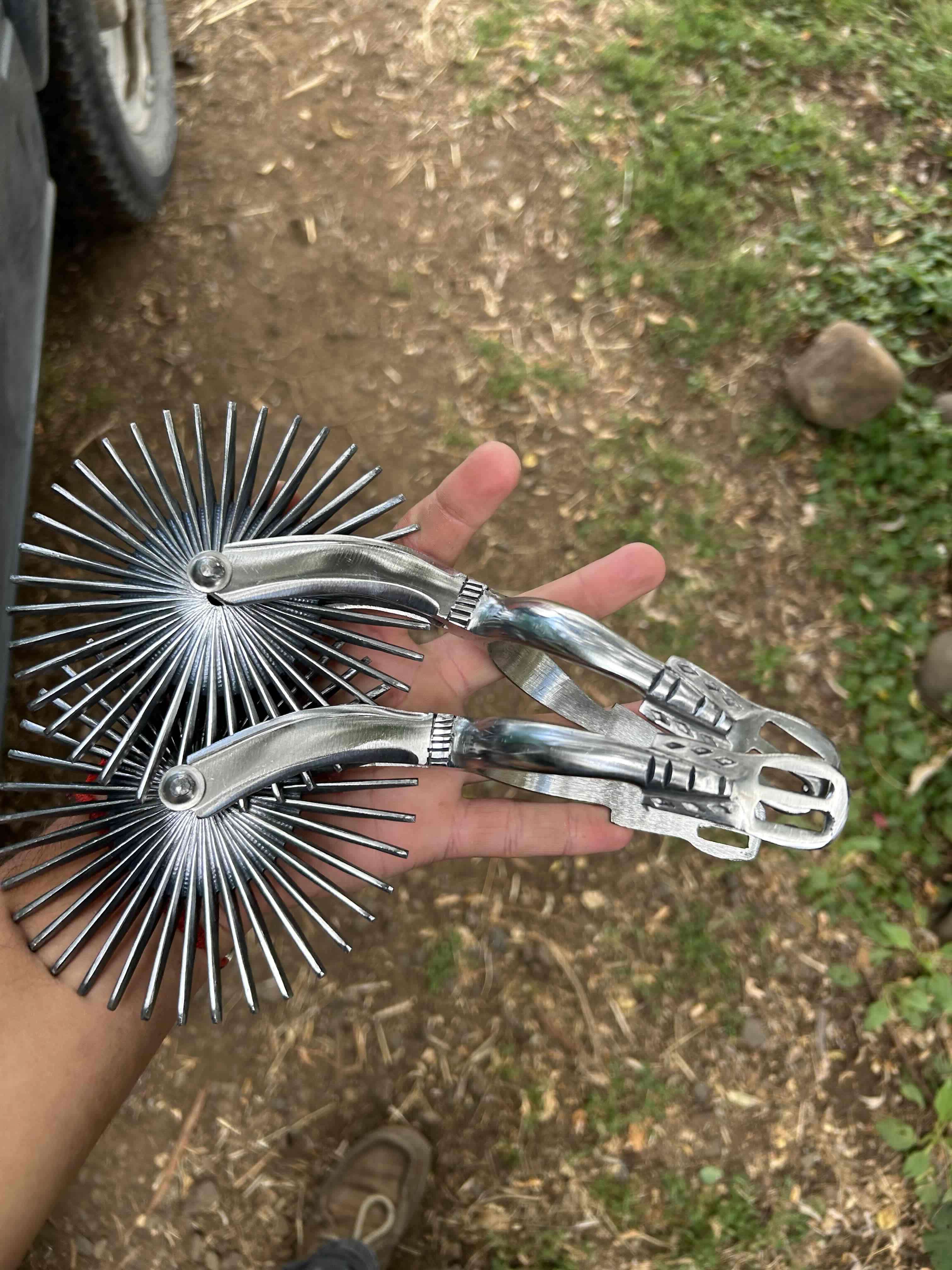 espuelas corraleras lisas n5 - miniatura 2