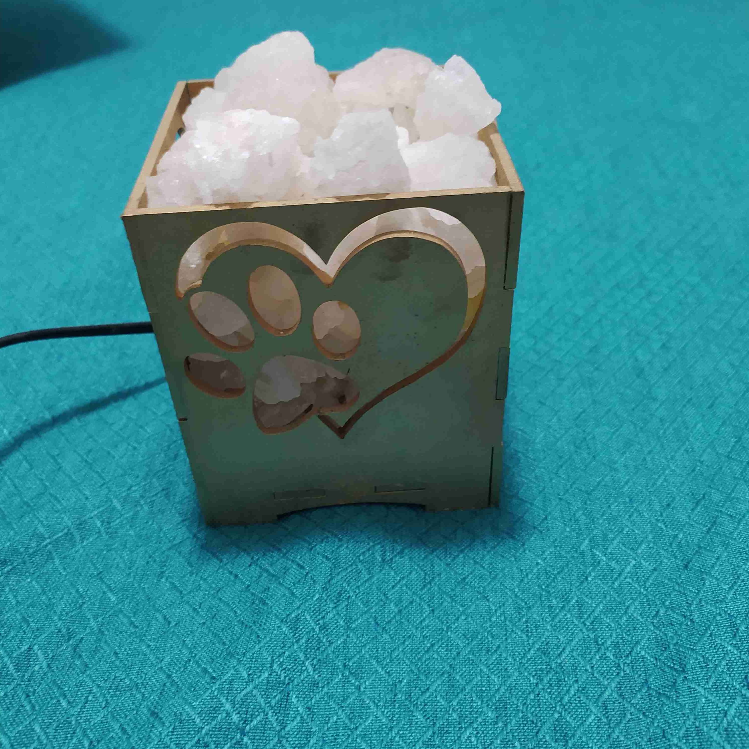 Lámpara de sal decorativa - miniatura 3