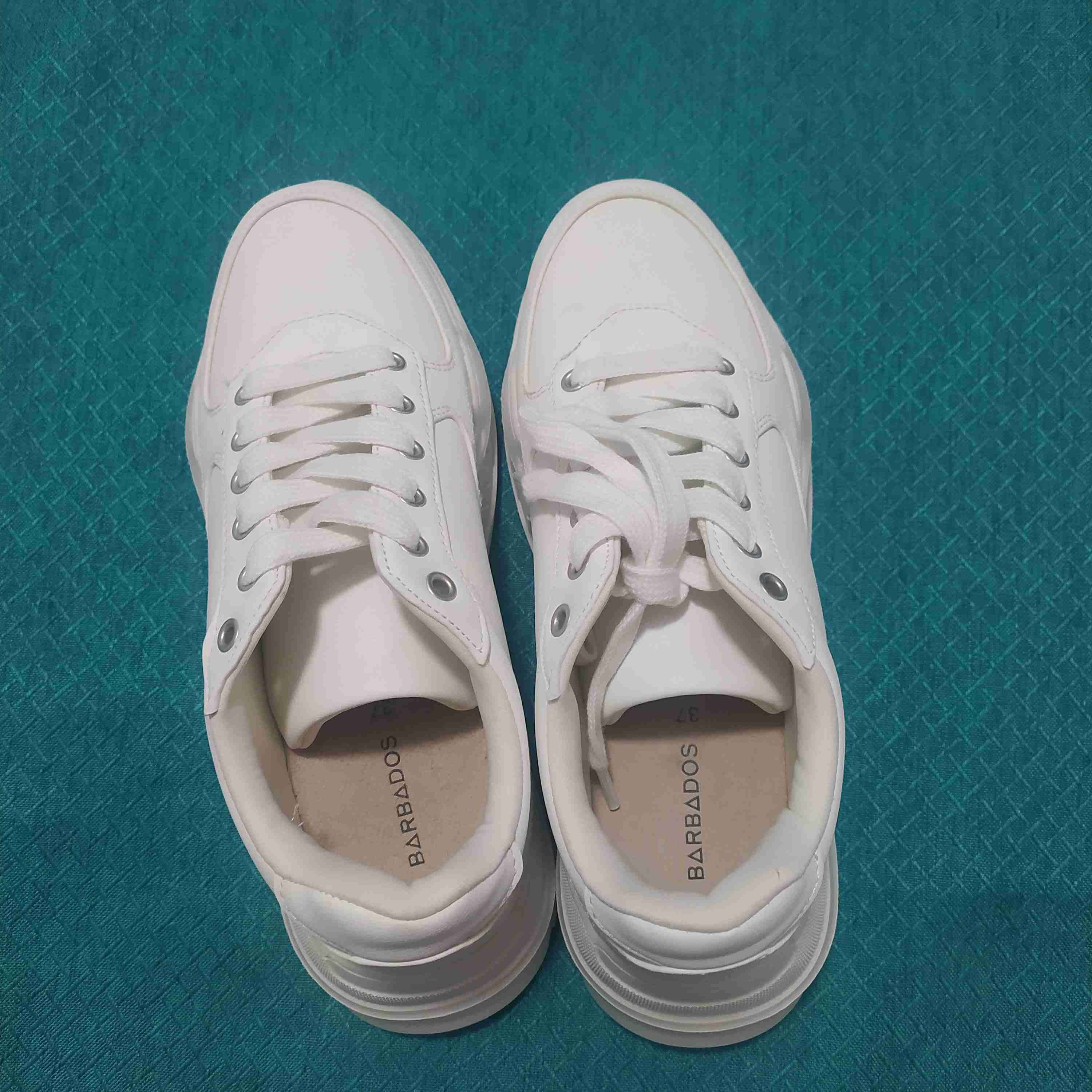 Zapatillas blancas Barbados 37