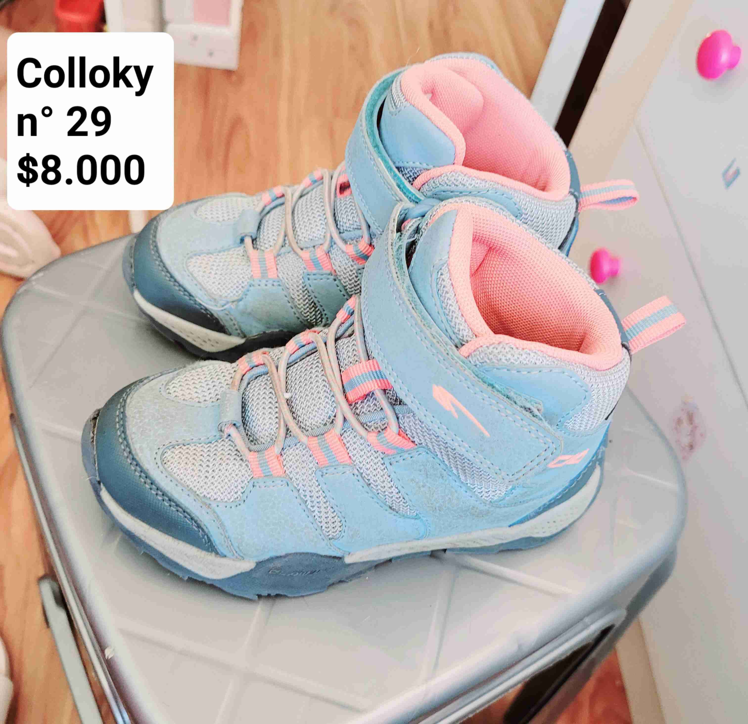 Botas infantiles Colloky celestes