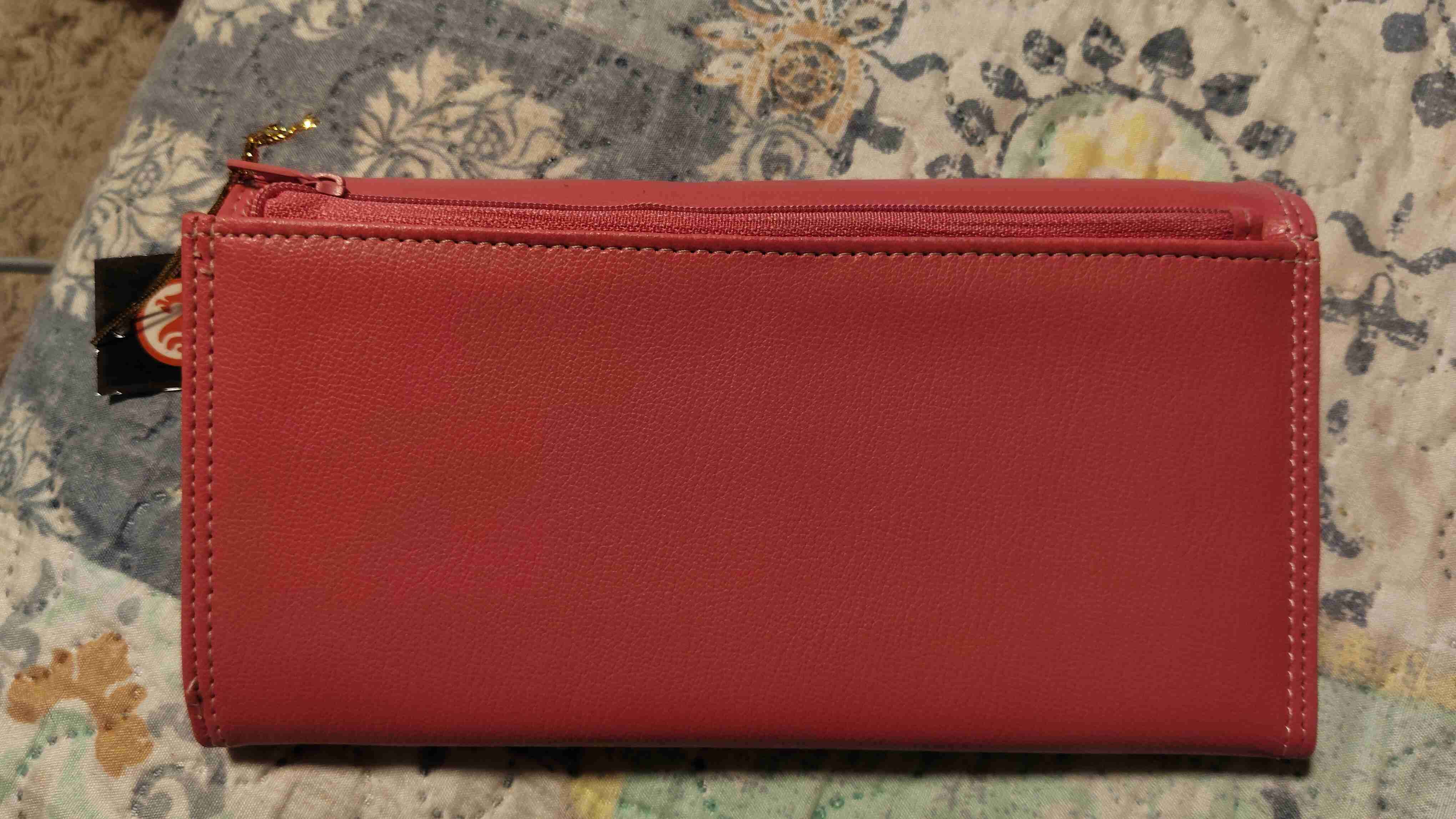 Billetera rosada bordada - miniatura 2