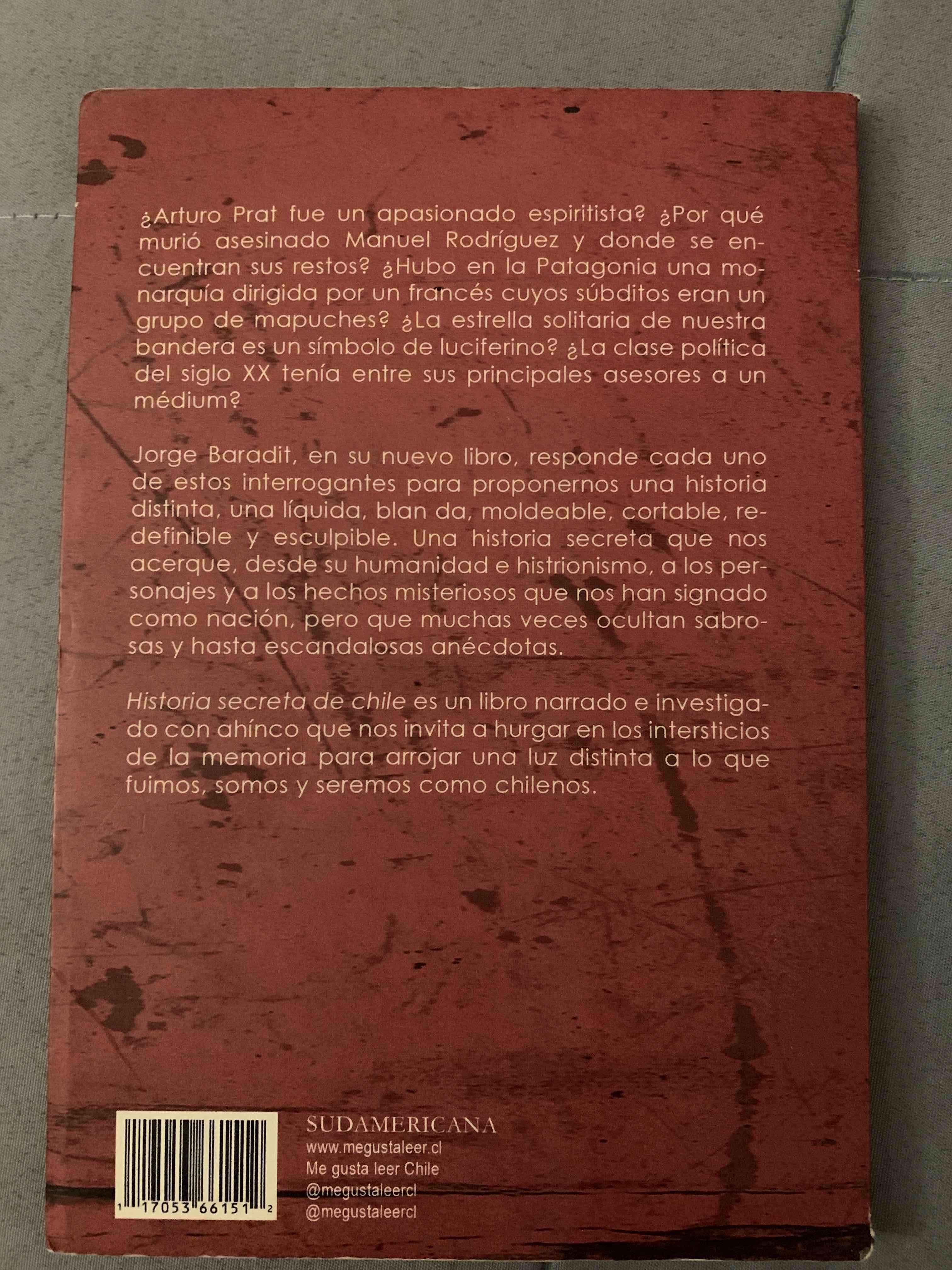 Libro Historia secreta de Chile Jorge Baradit - miniatura 2