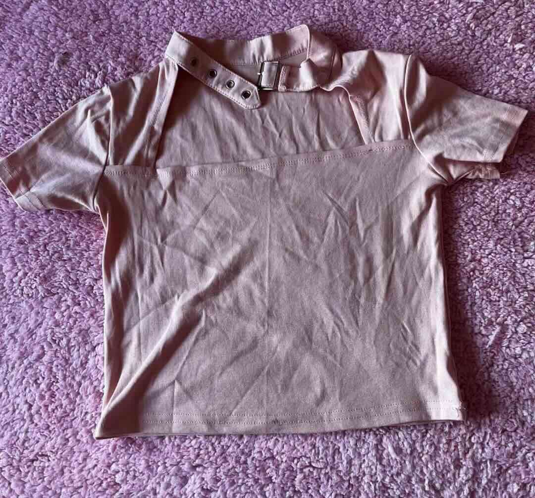 Polera rosa claro nueva - miniatura 2