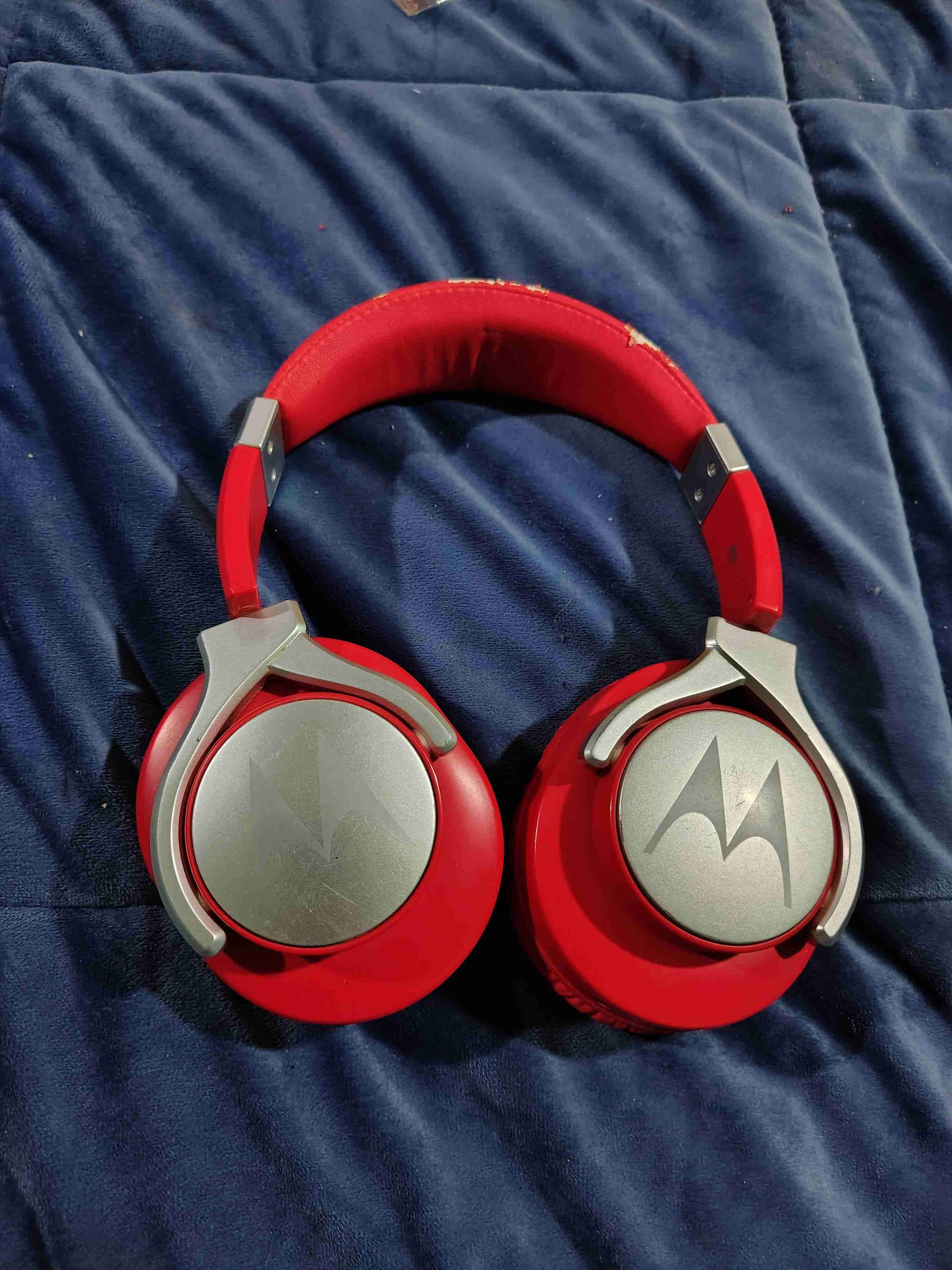 Audífonos con conector Jack 3.5 rojos motorola