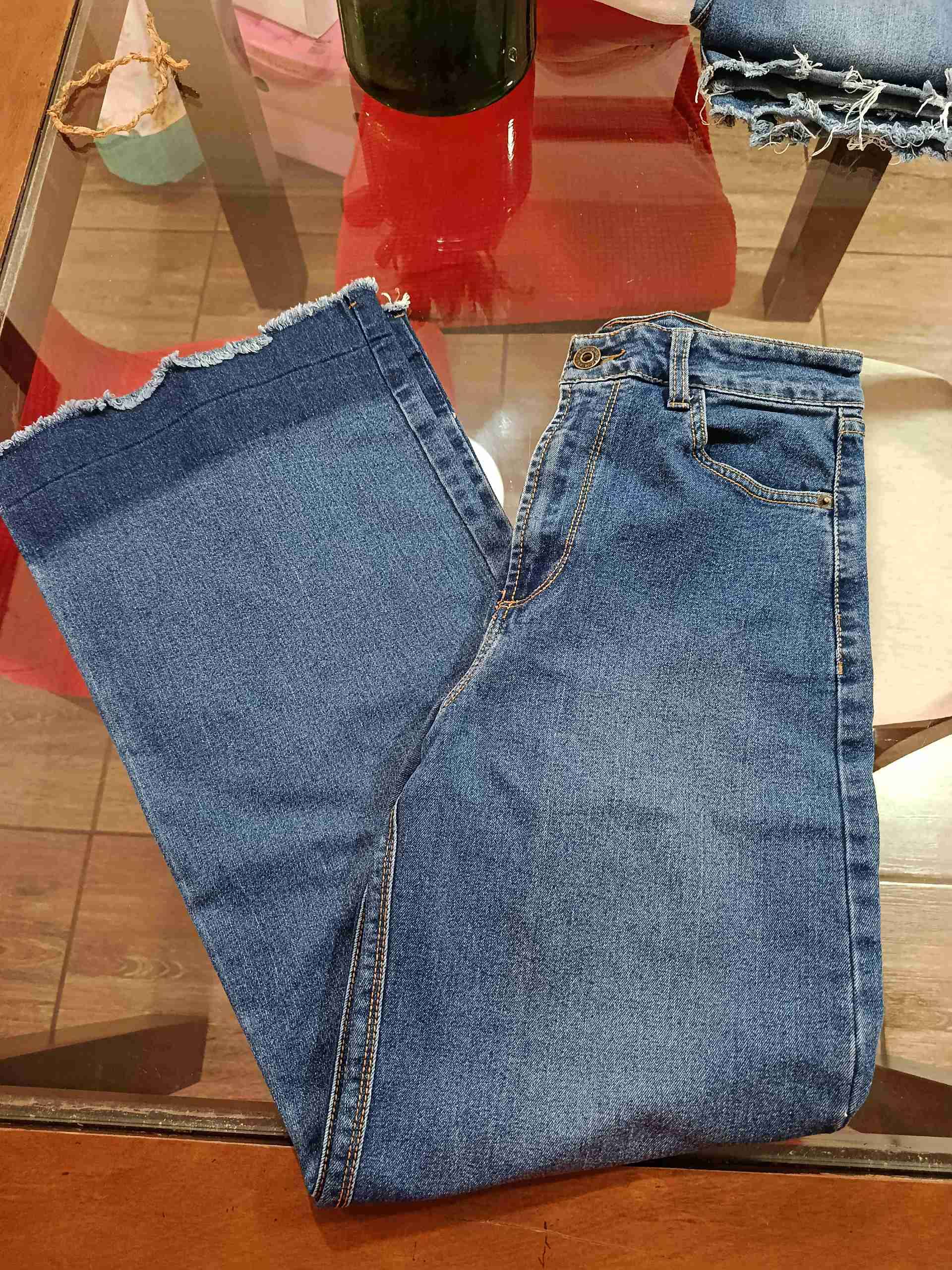 2 Jeans de niña anchos talla 10