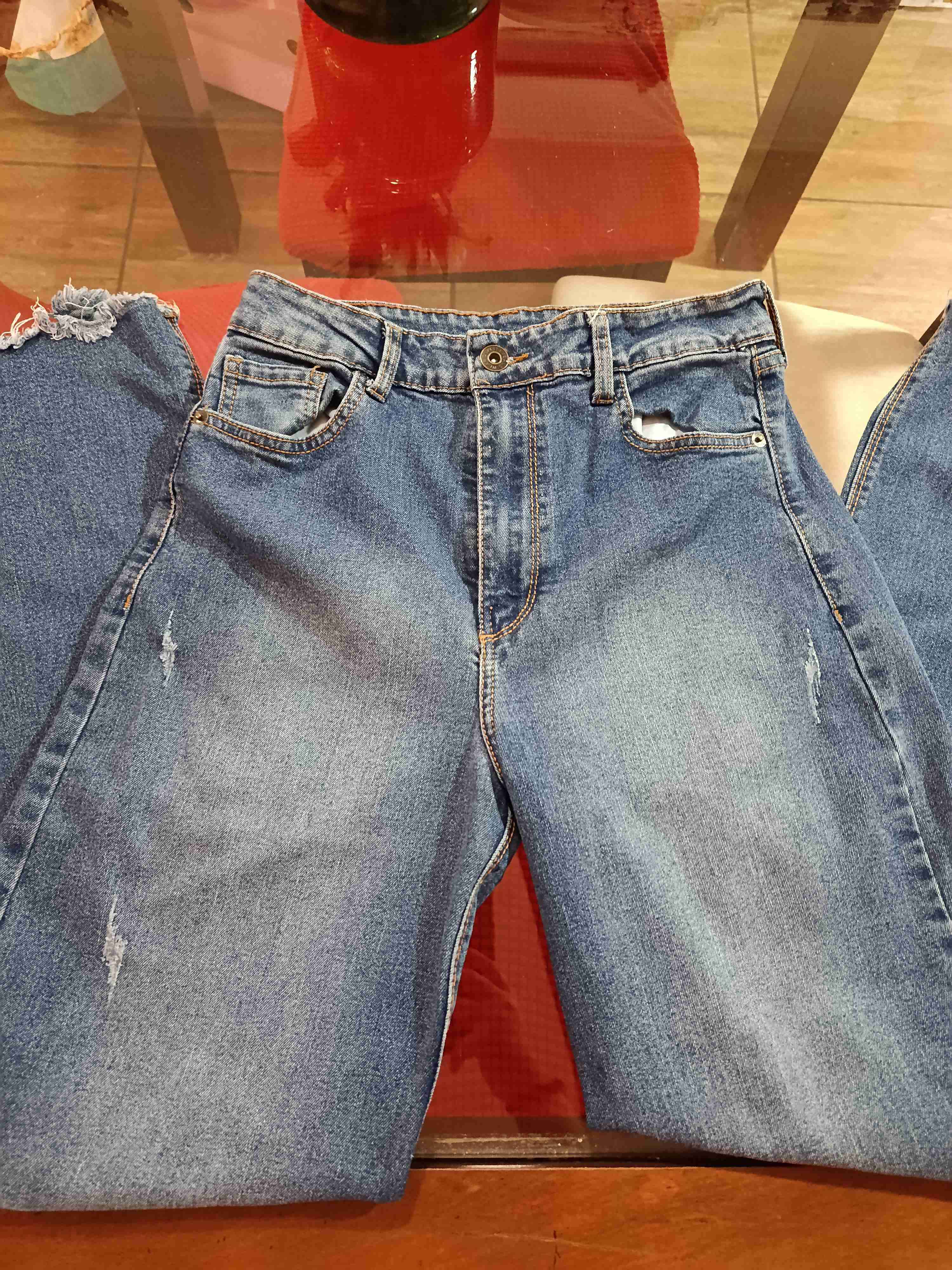 2 Jeans de niña anchos talla 10 - miniatura 5