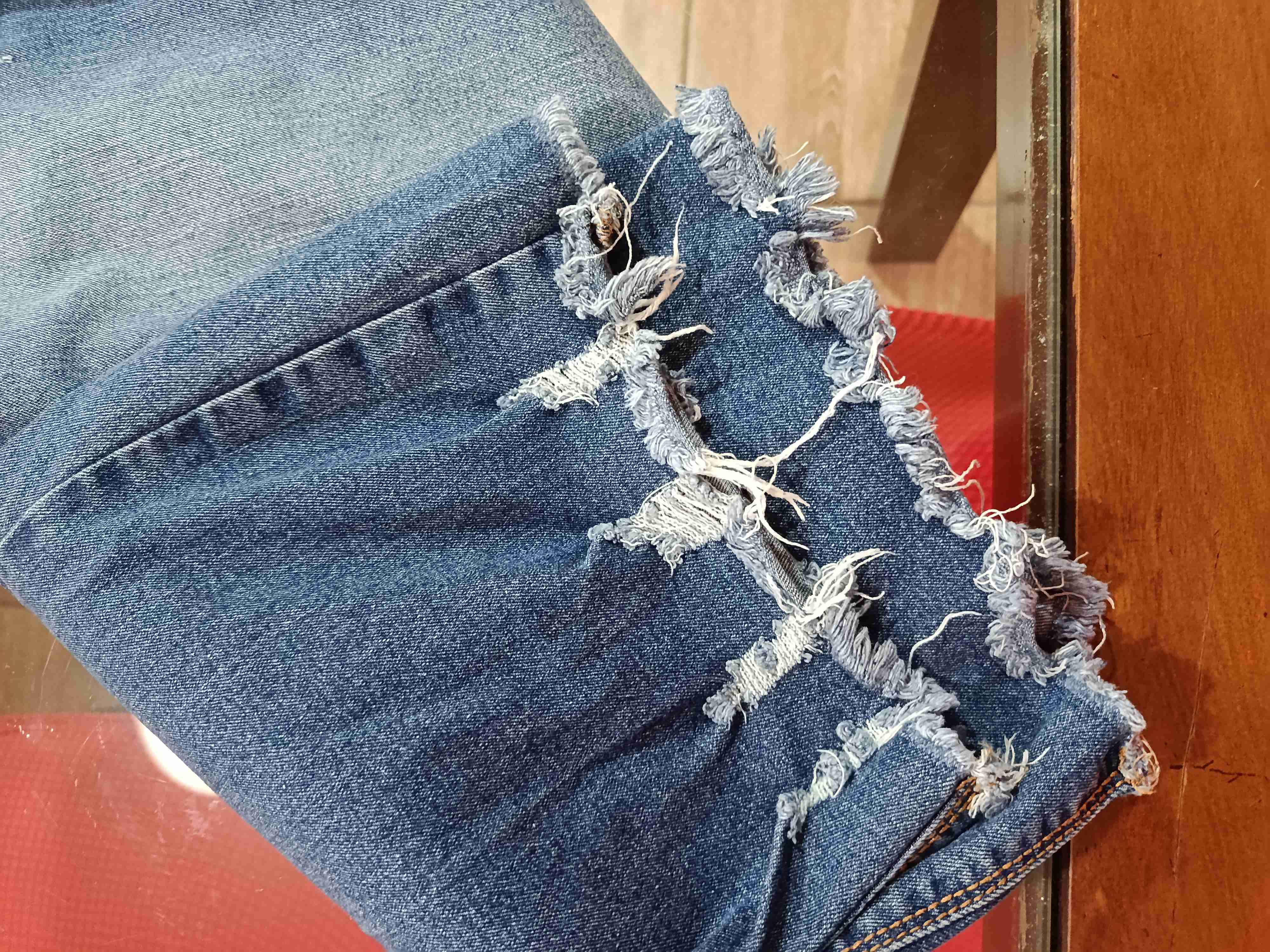 2 Jeans de niña anchos talla 10 - miniatura 6