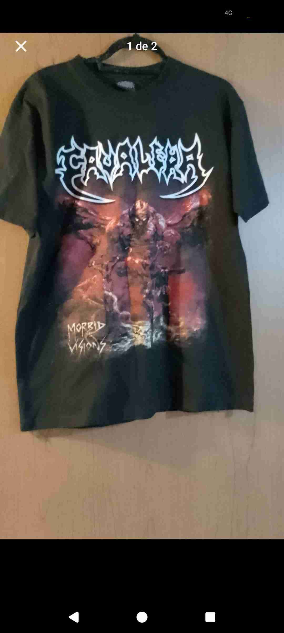 Polera Cavalera Morbid Visions