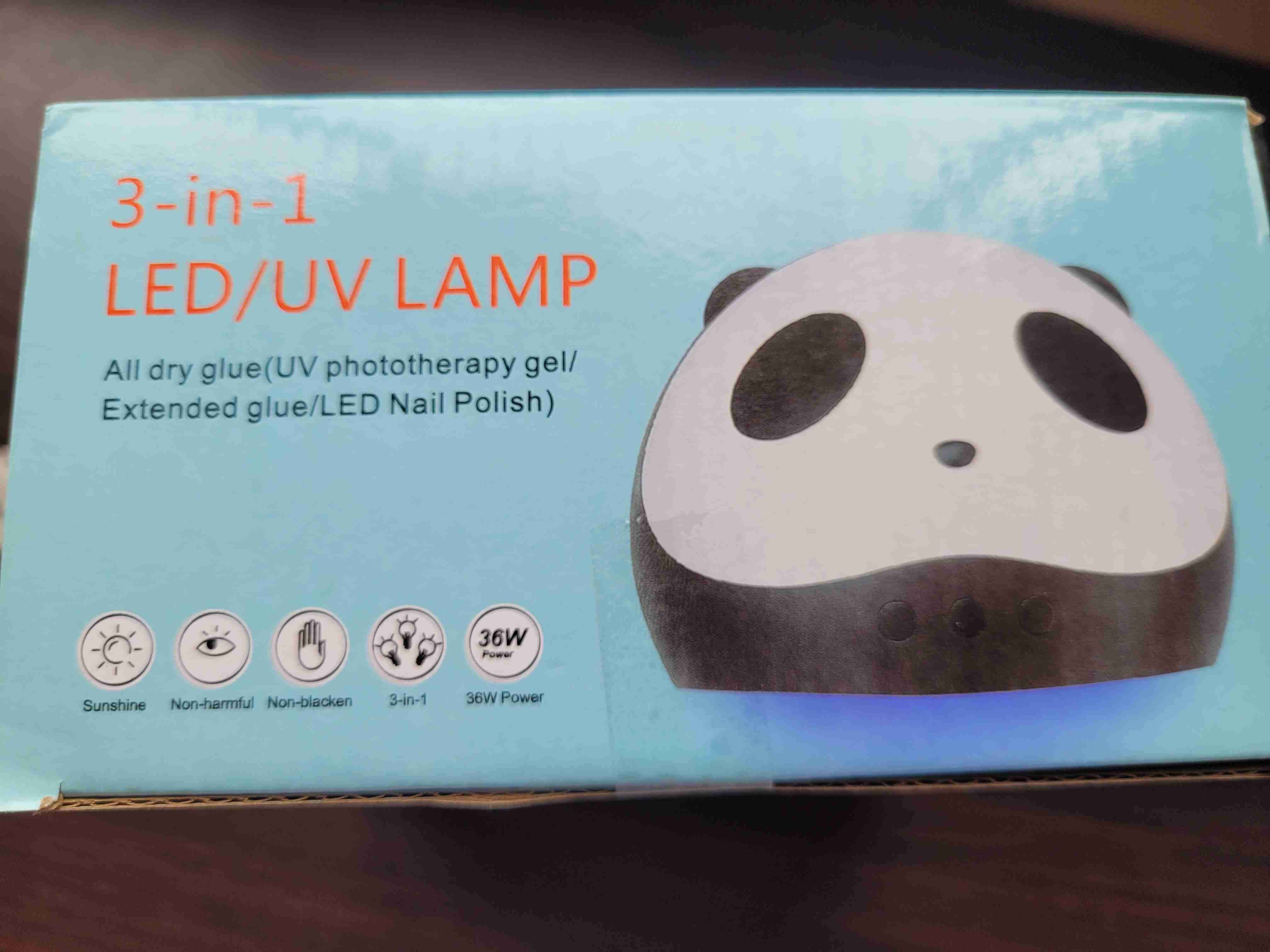Lámpara de uñas panda - miniatura 3