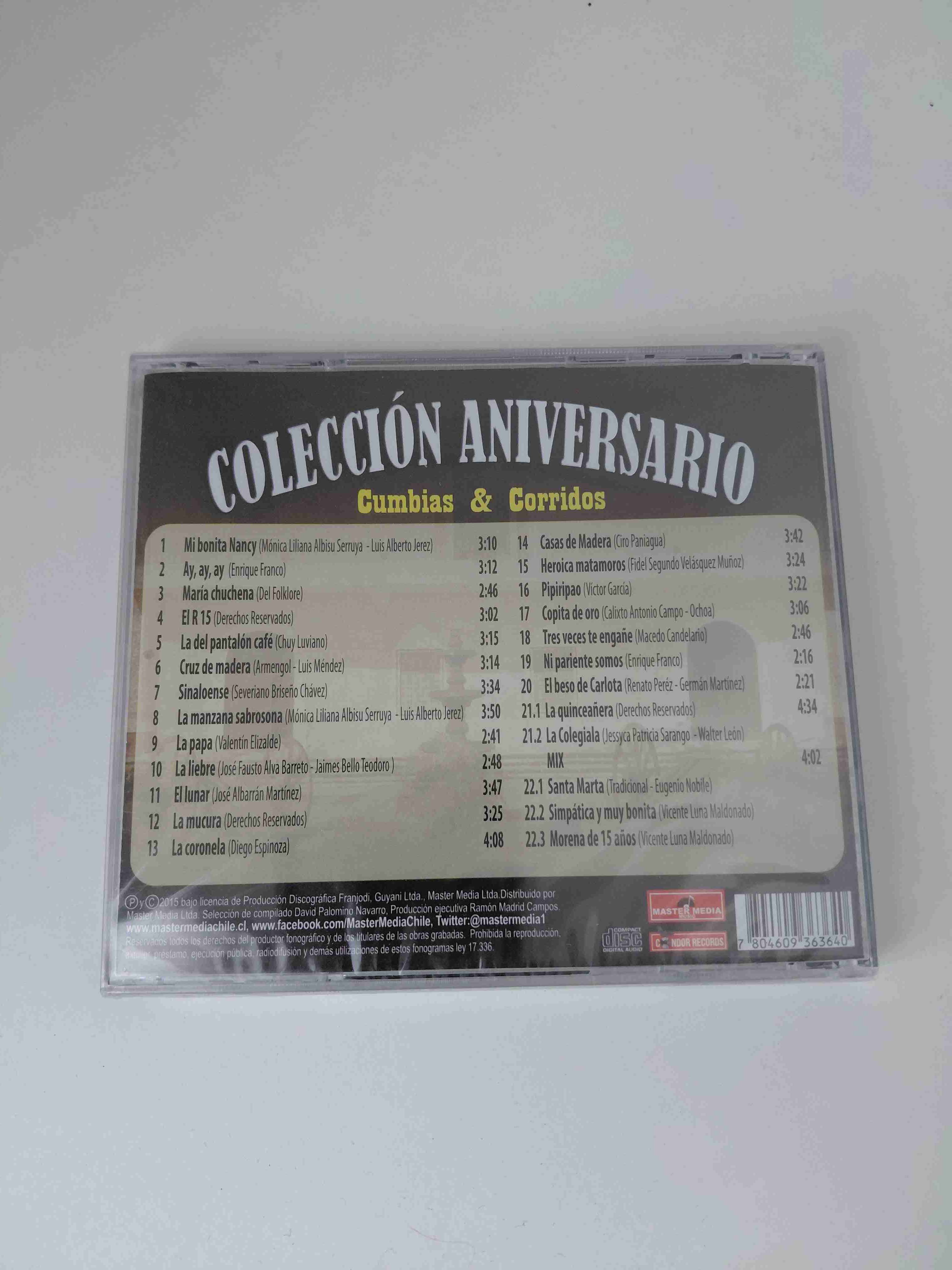 CD Colección Aniversario Los Reales del Valle - miniatura 2