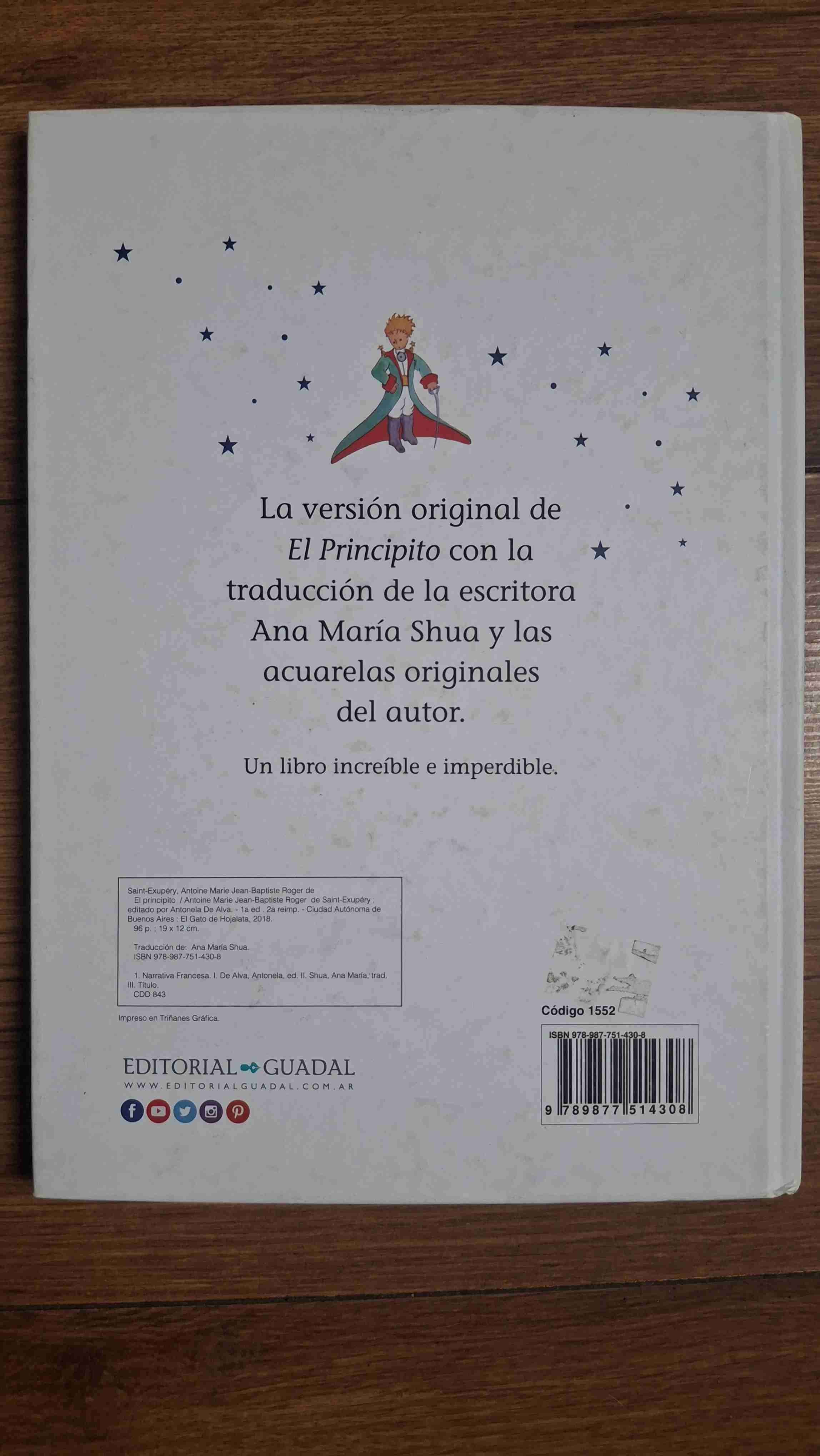 Libro El Principito tapa dura - miniatura 2