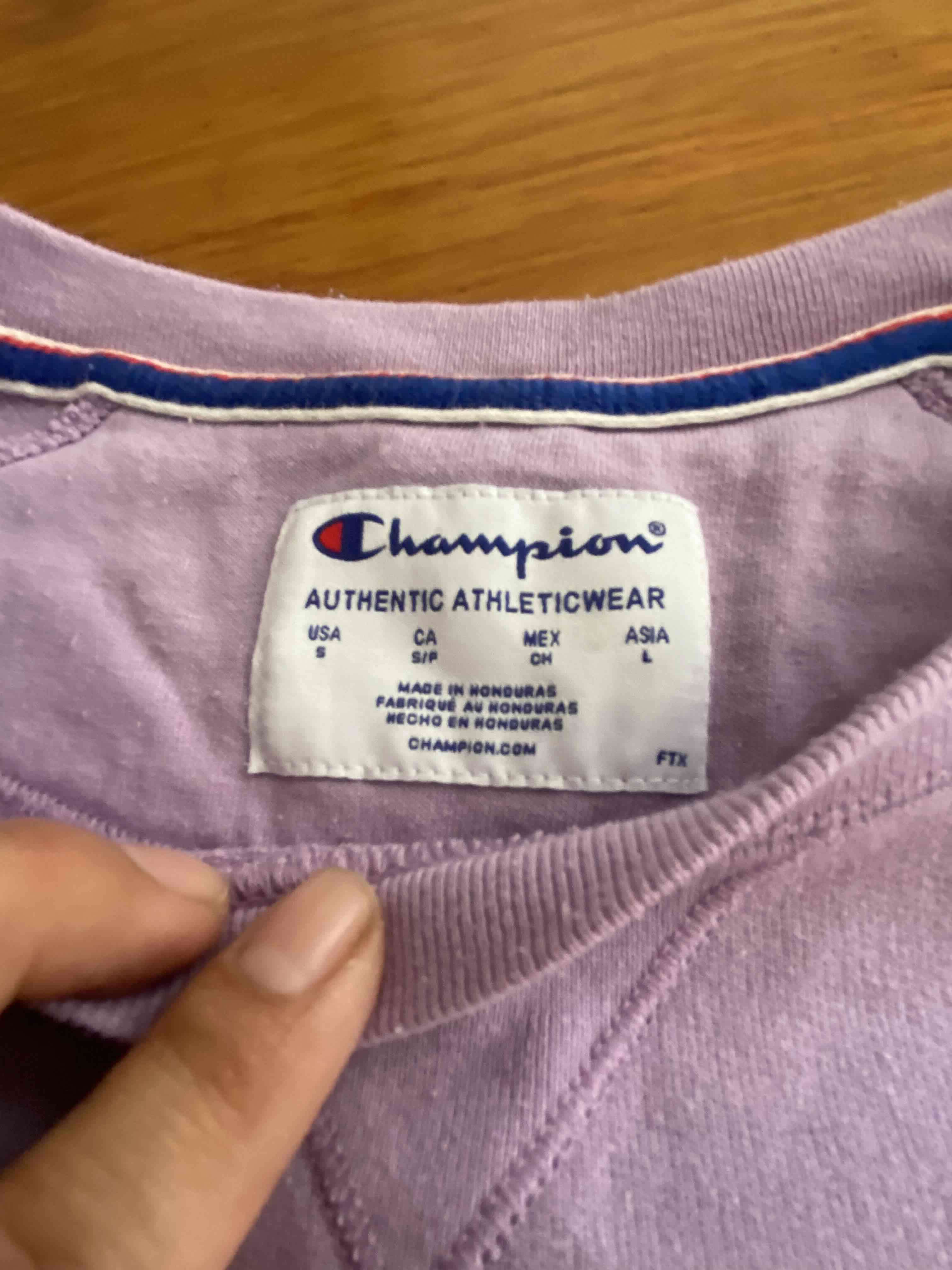 Polerón morado Champion - miniatura 2
