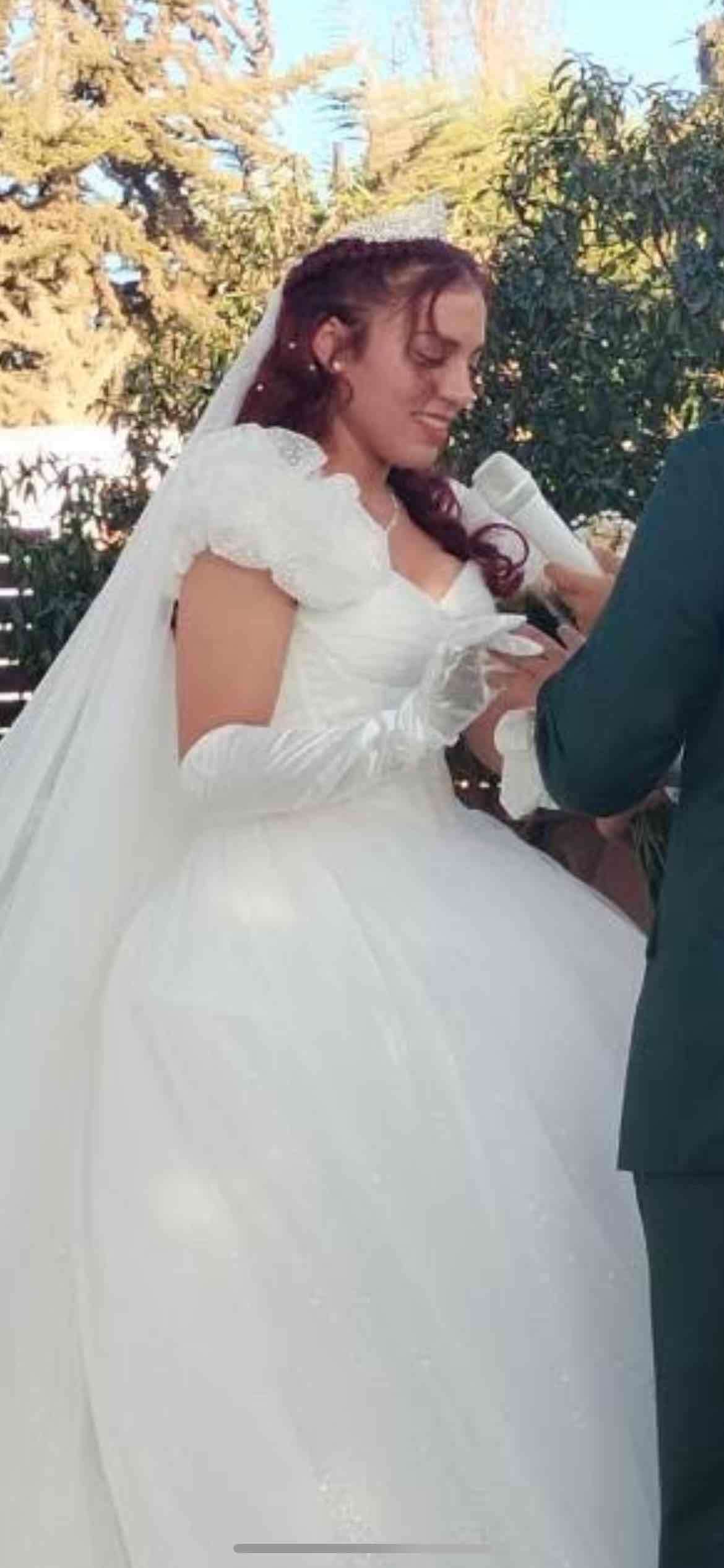 Velo de novia con mariposas 3,5m - miniatura 2