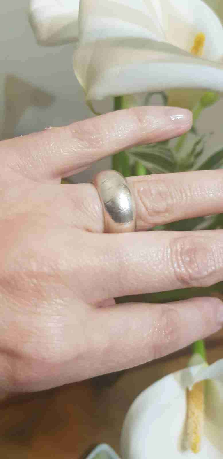 Anillo de plata bombé - miniatura 2