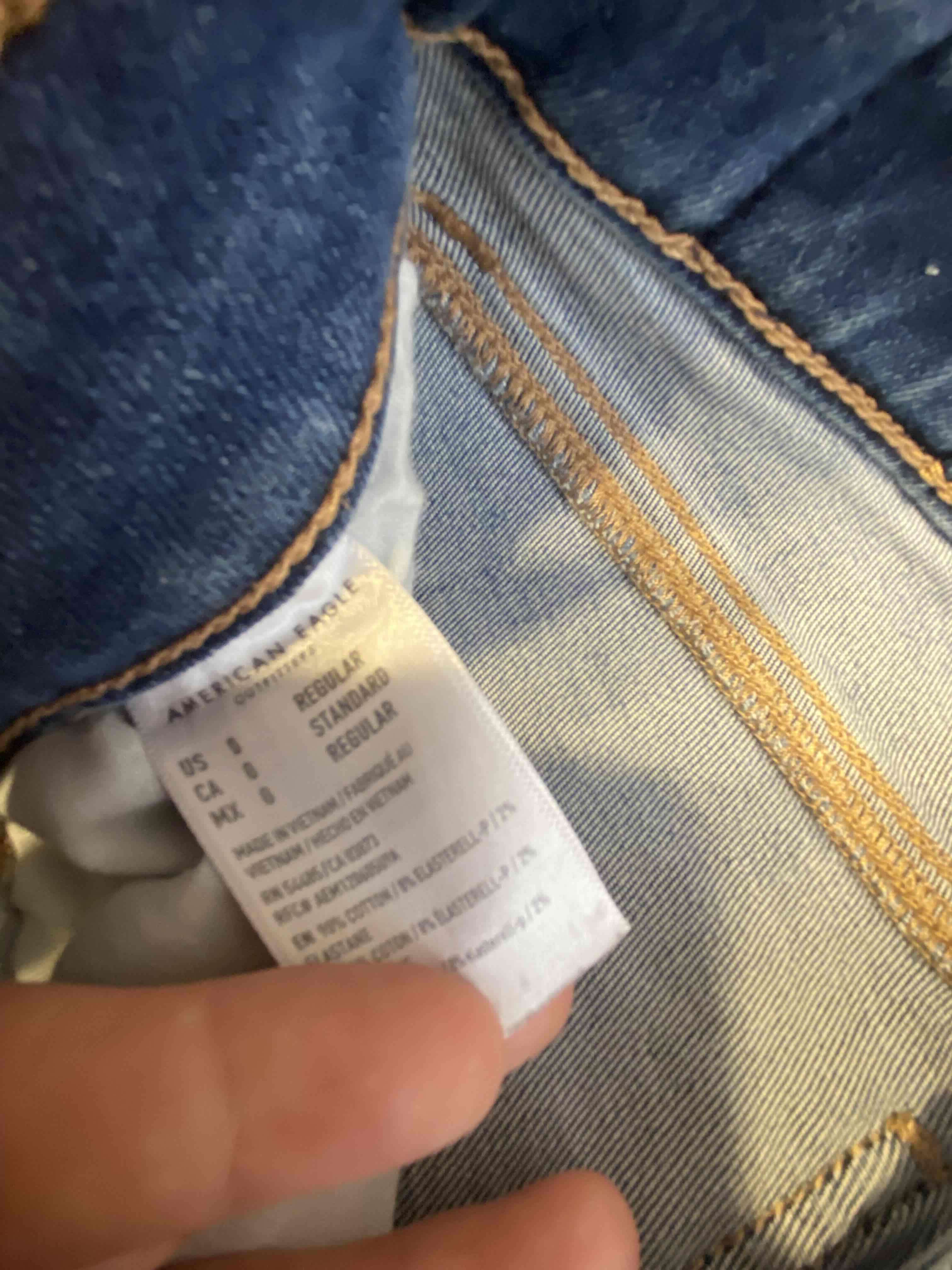 Jeans desgastados azul oscuro - miniatura 3