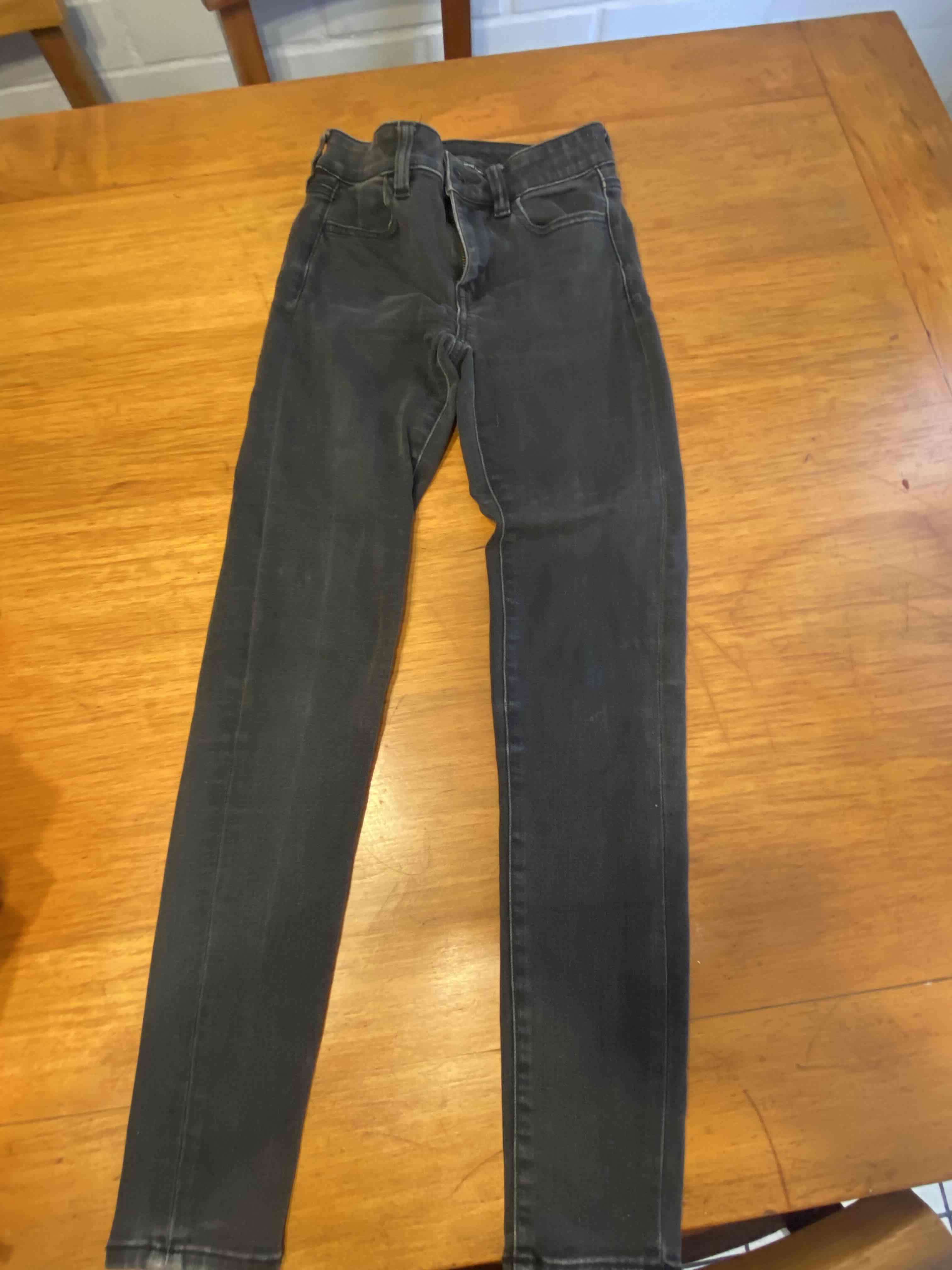 Jeans negros para mujer, american Eagle