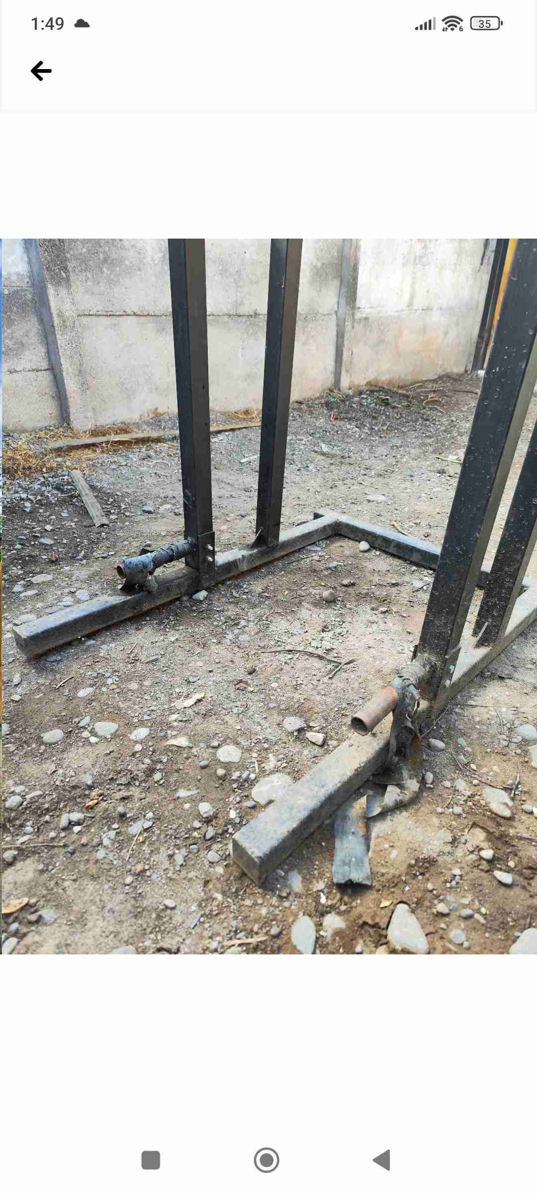 Estructura para barra de ejercicio - miniatura 2