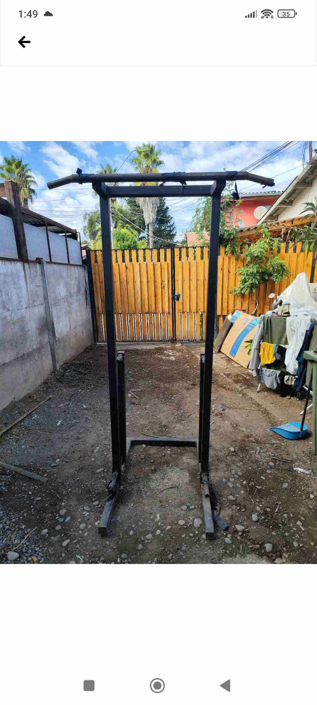 Estructura para barra de ejercicio - miniatura 4