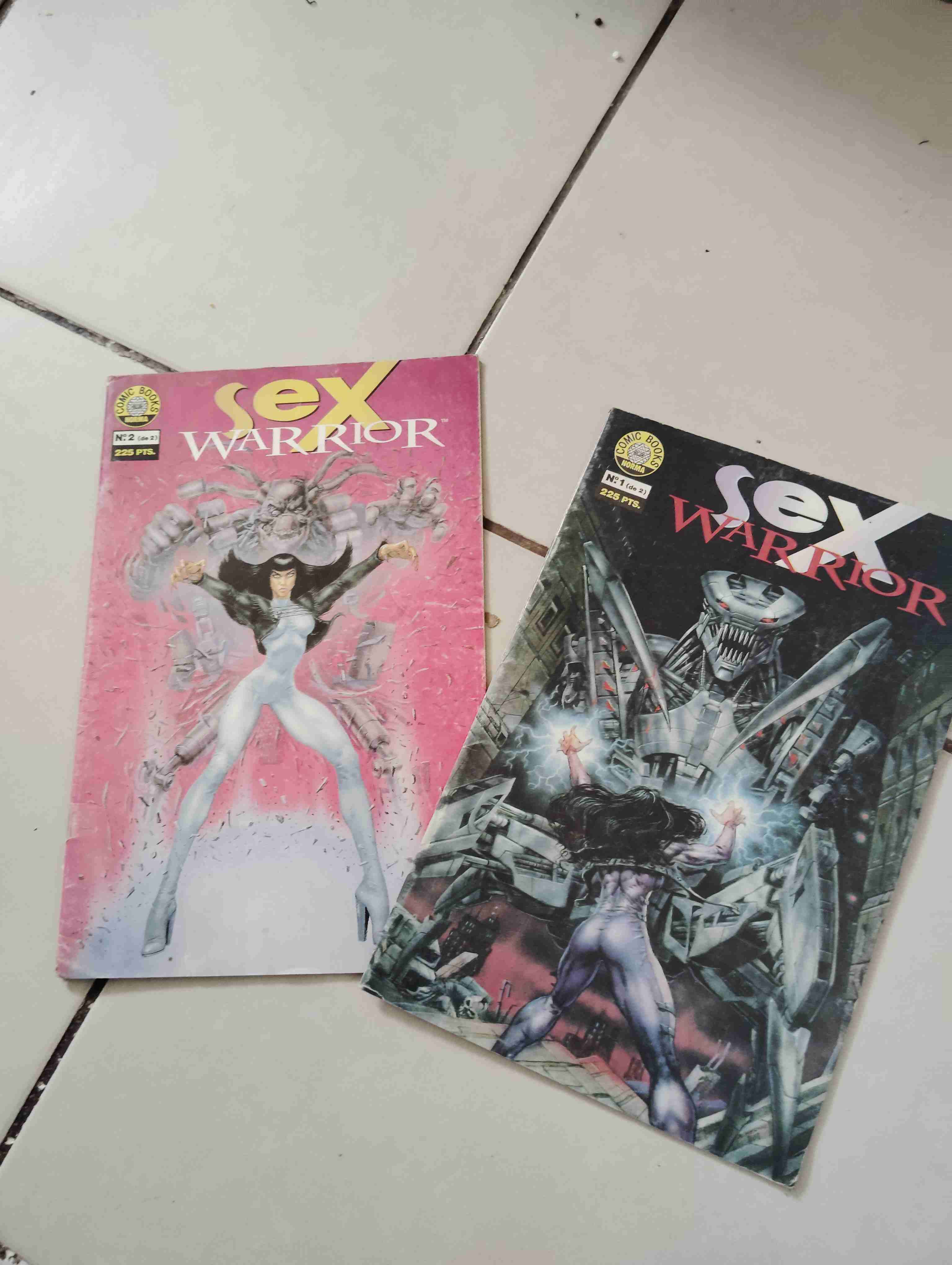 Comics Sex Warrior N°1 y N°2