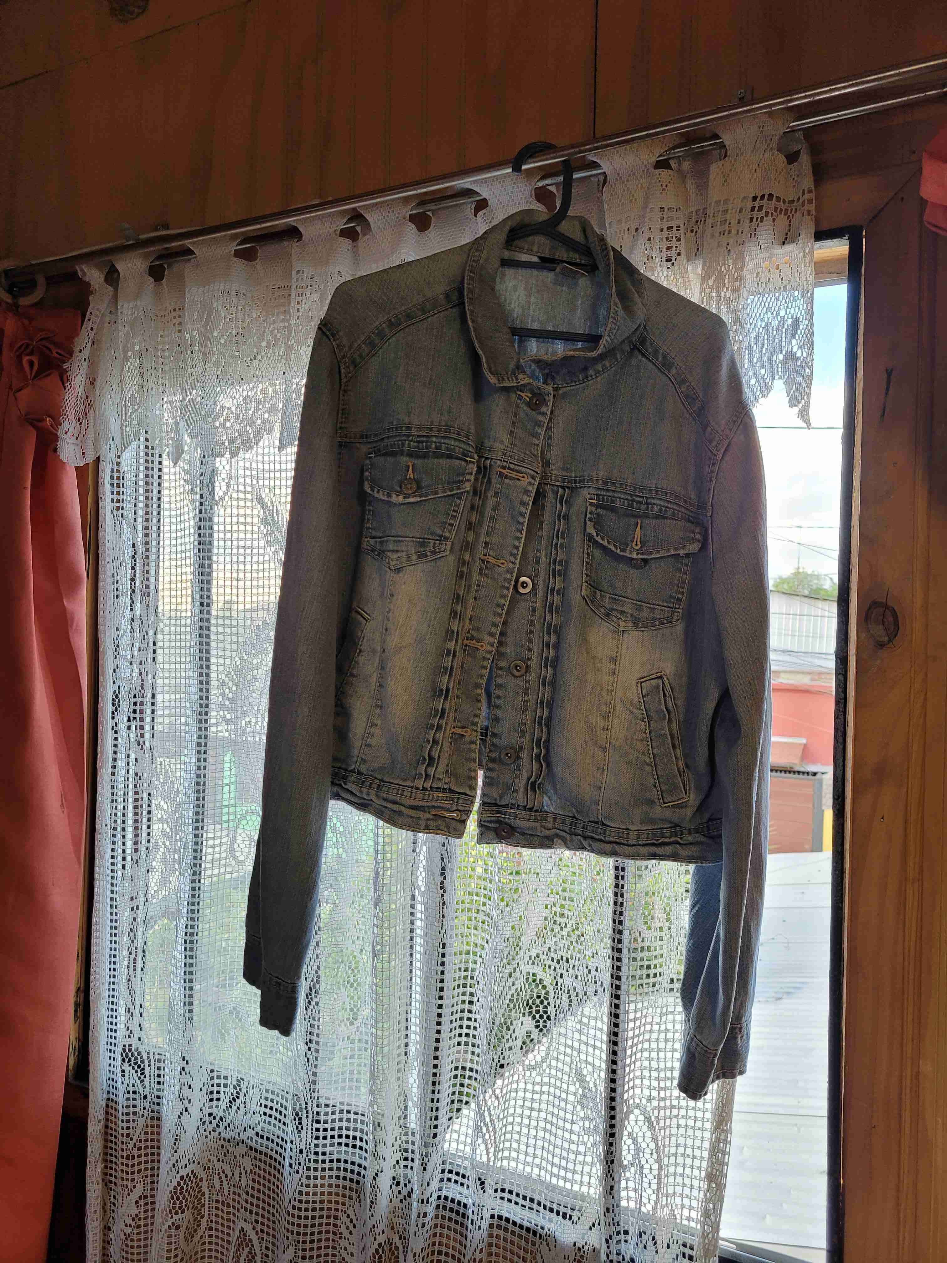 Chaqueta de mezclilla azul