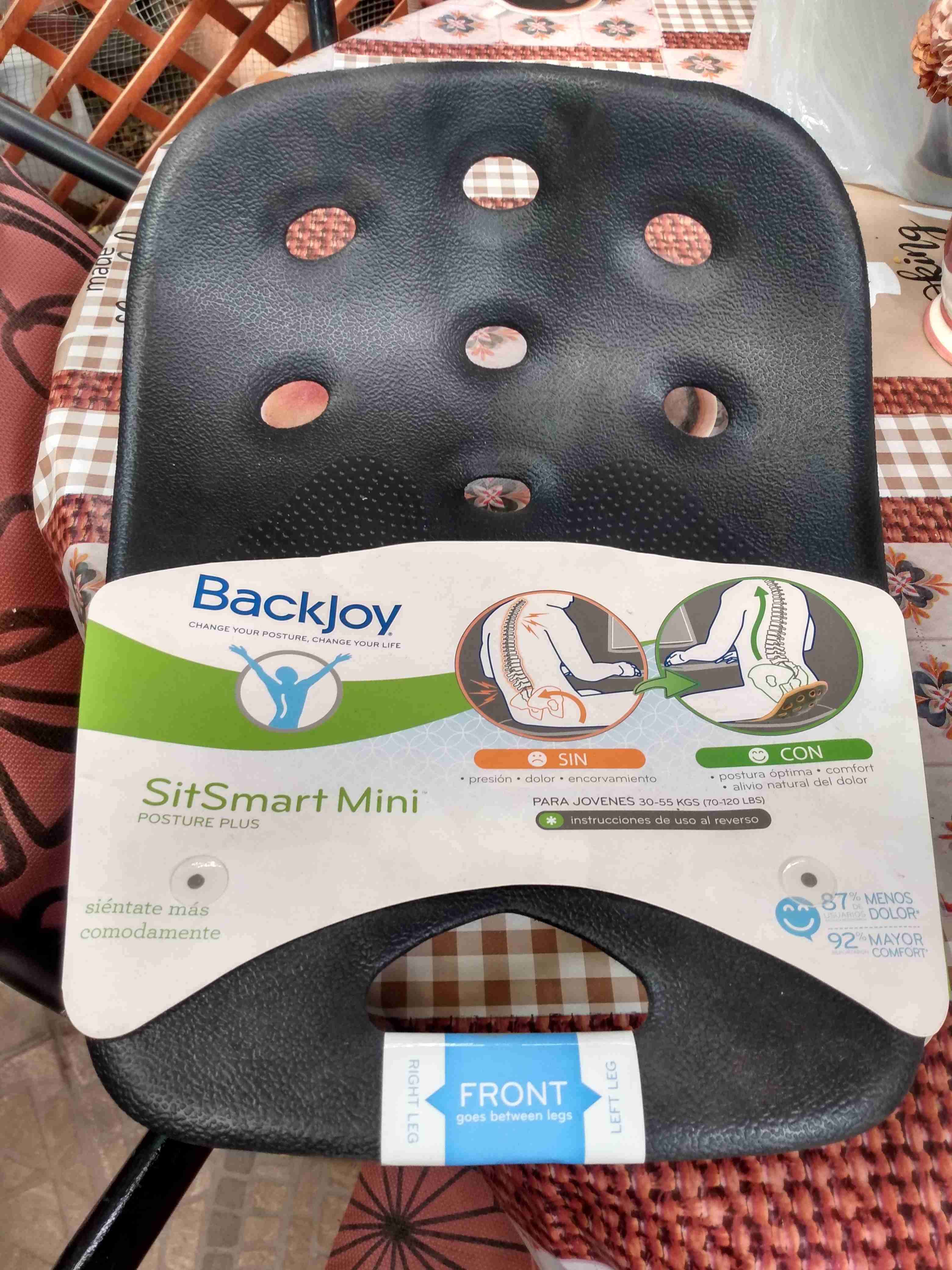 Cojín ergonómico BackJoy negro