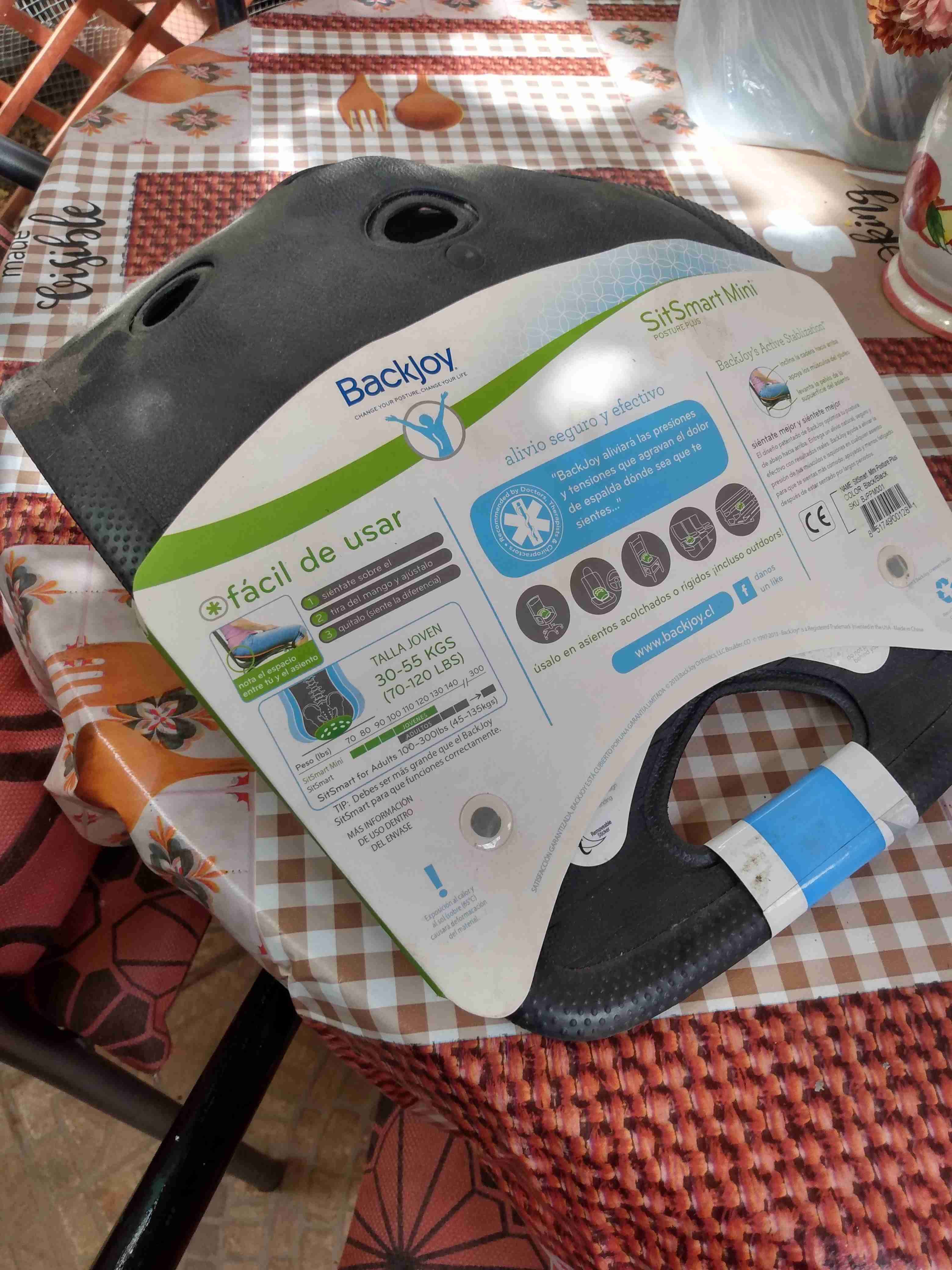 Cojín ergonómico BackJoy negro - miniatura 2