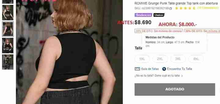 Top tank negro con aberturas - miniatura 2