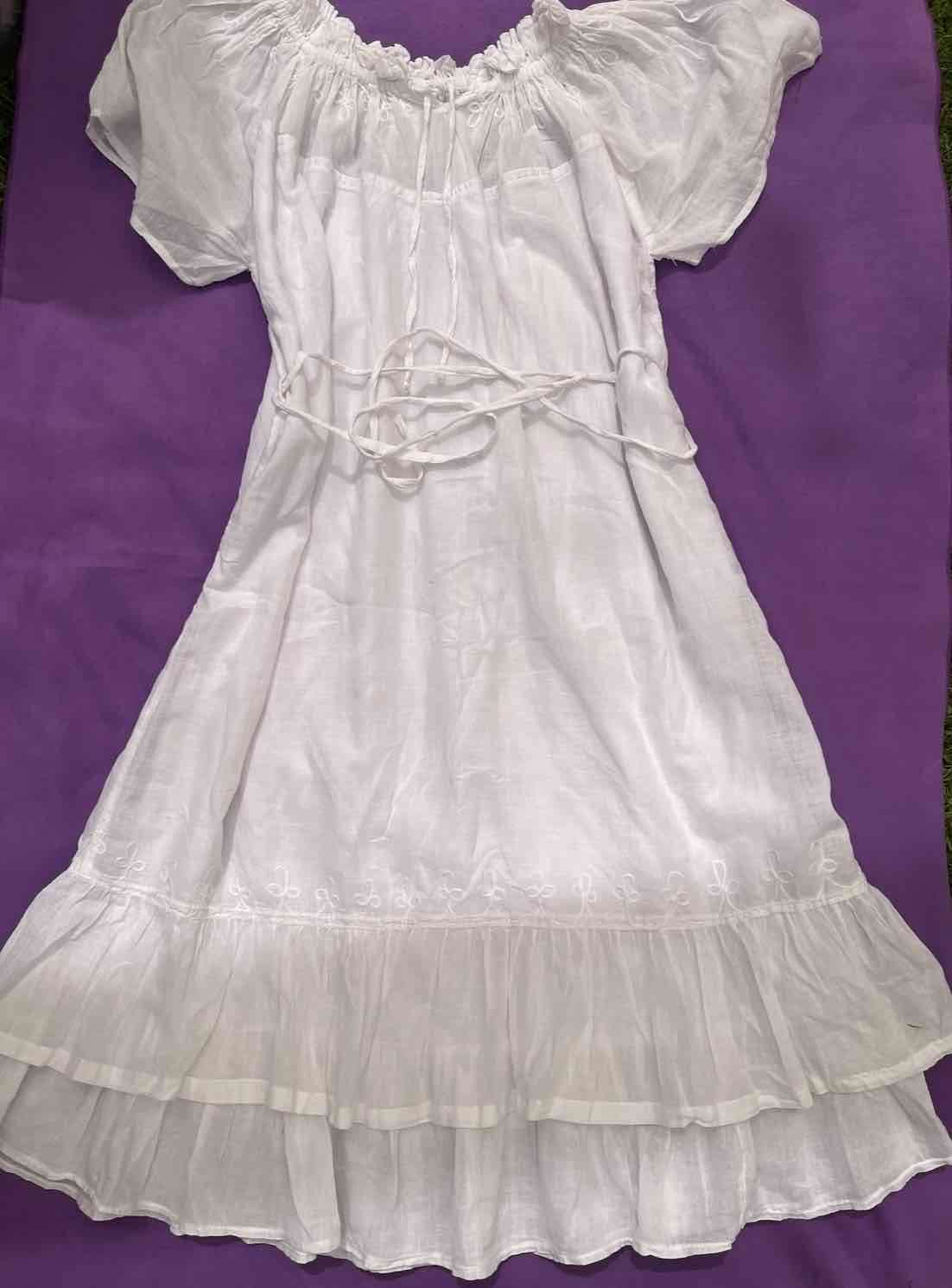 Vestido blanco bohemio